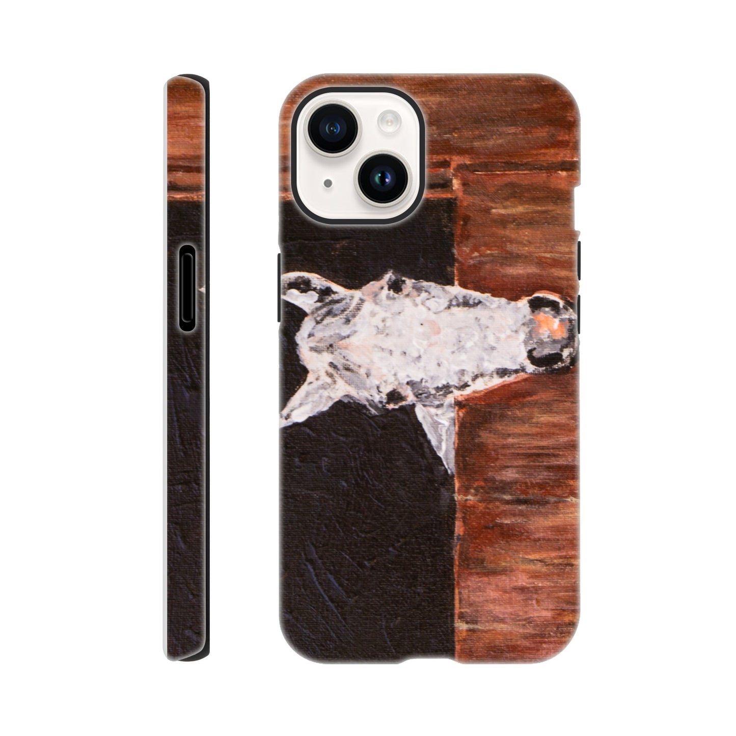 White Horse In Stall - Phone case