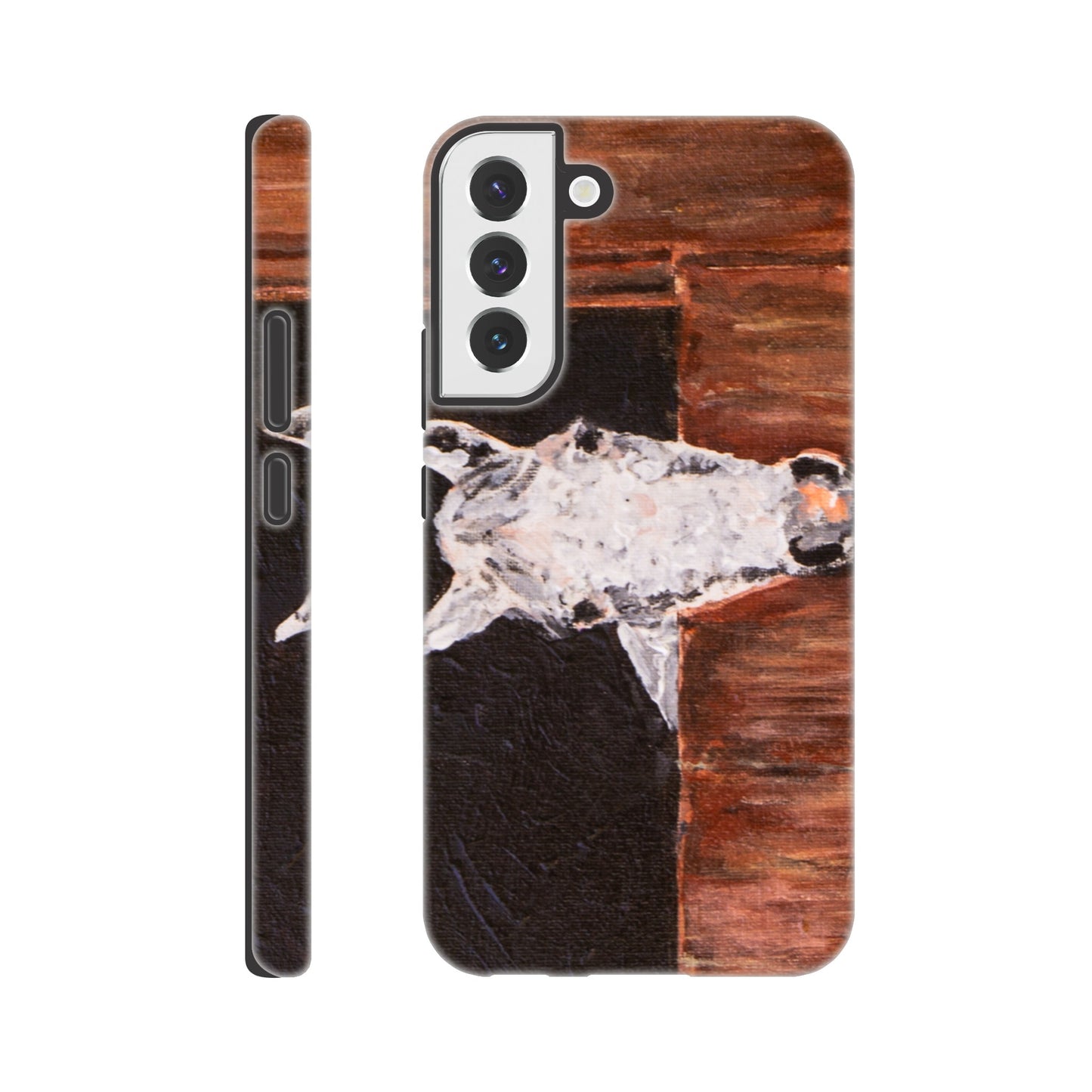 White Horse In Stall - Phone case