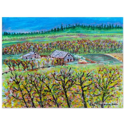 Fall Homestead - Premium Poster