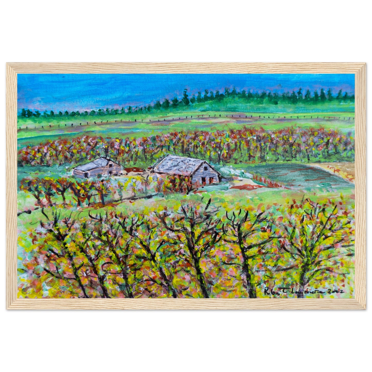 Fall Homestead - Premium Poster