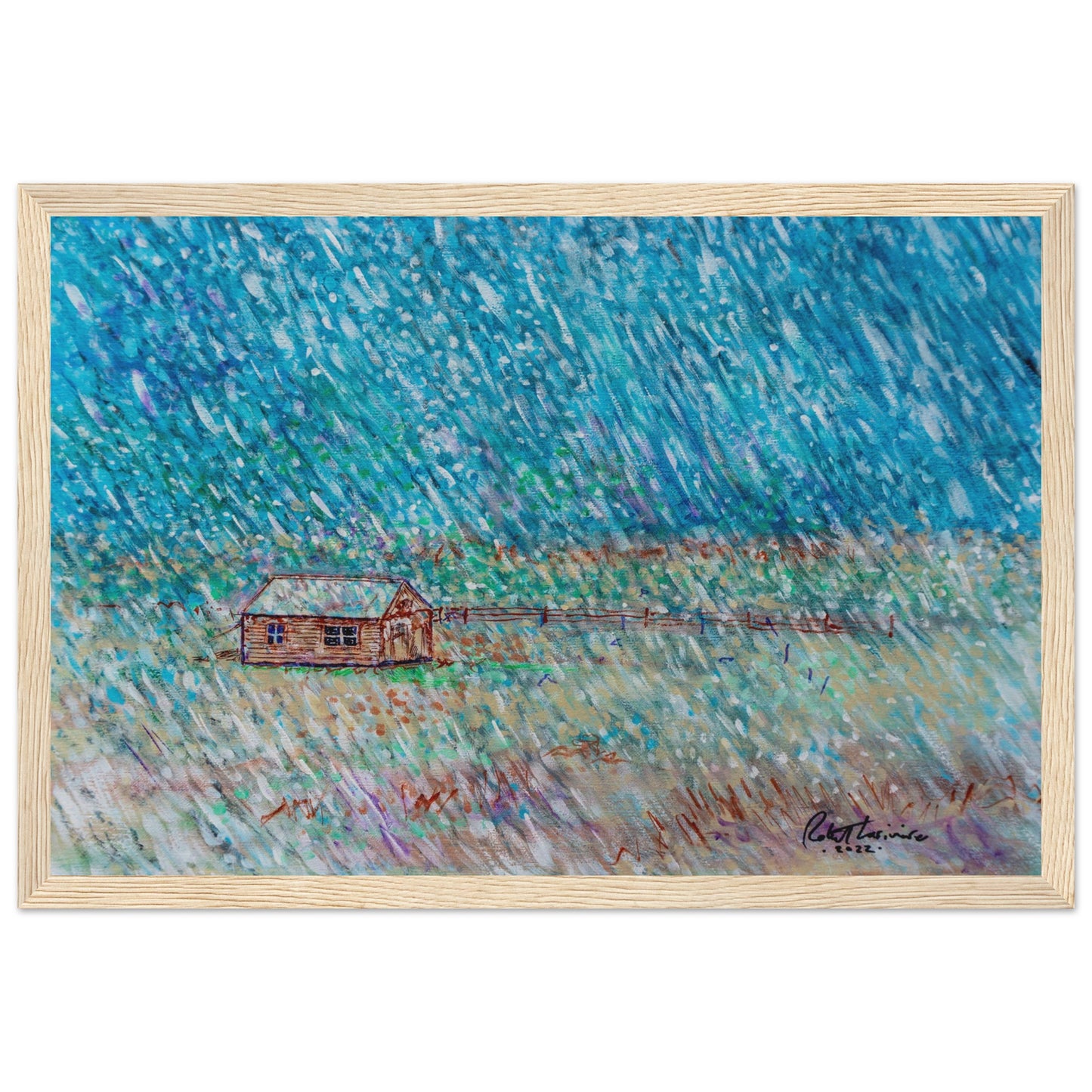 Early Snowfall - Premium Poster
