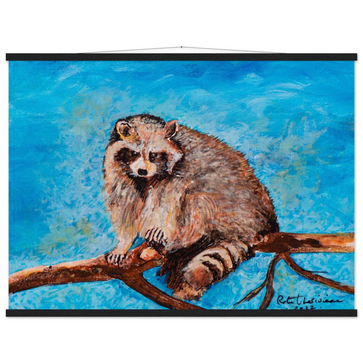 Big Raccoon - Premium Poster