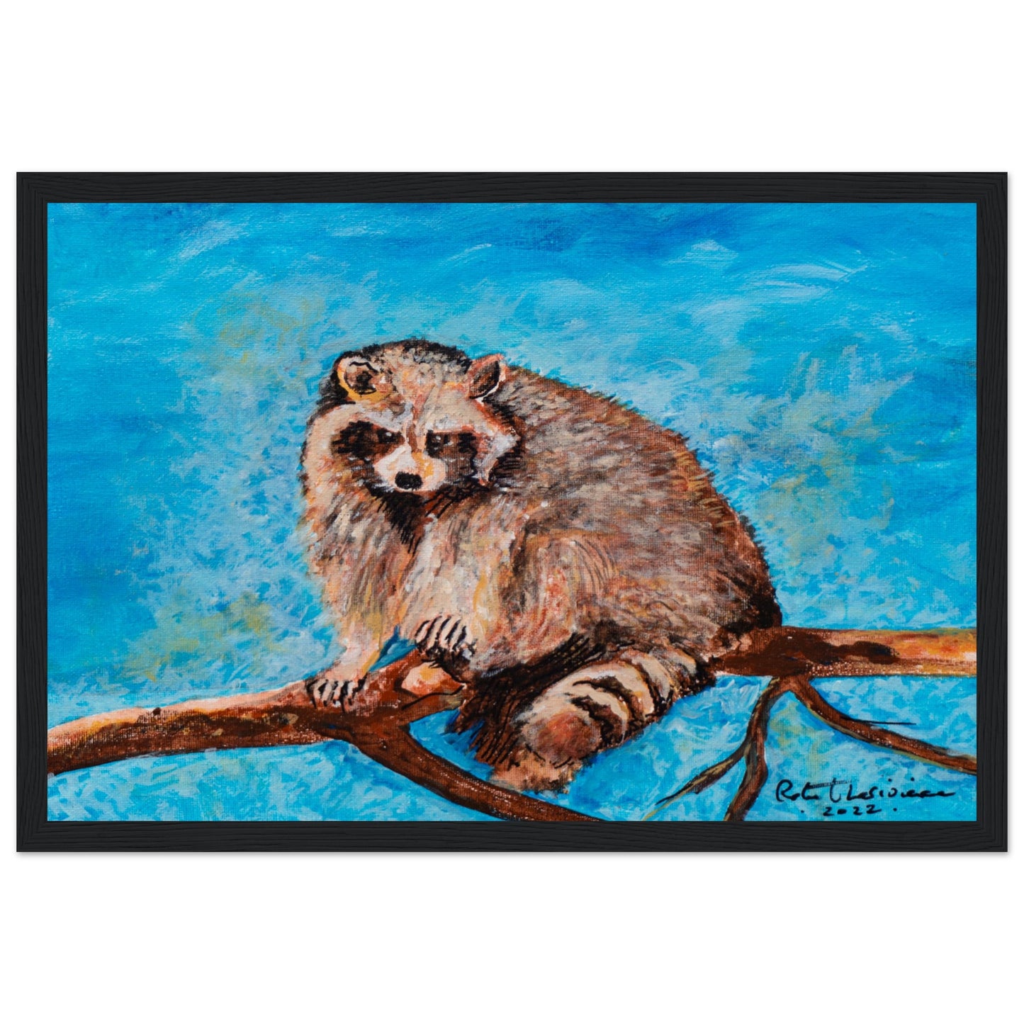 Big Raccoon - Premium Poster