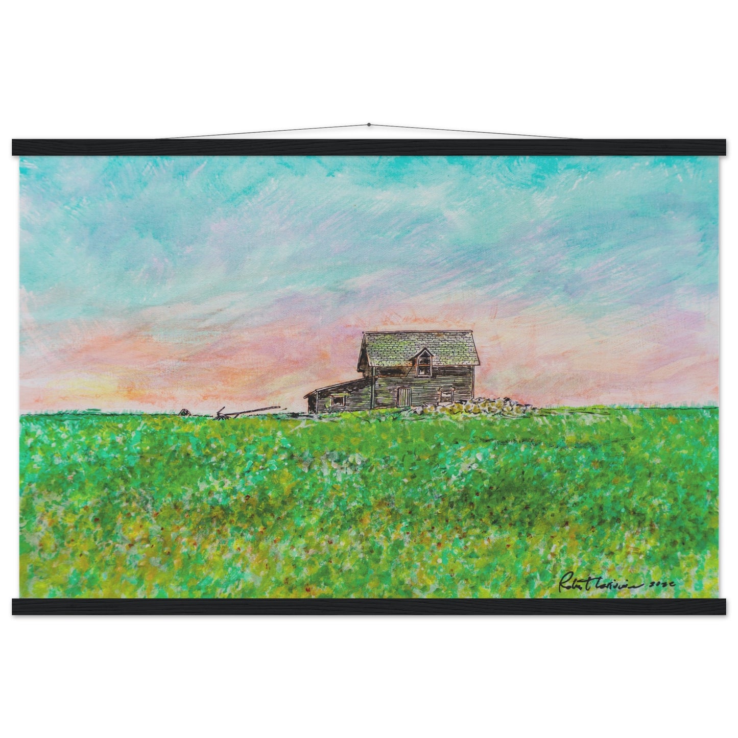 Farm Shed - Premium Poster