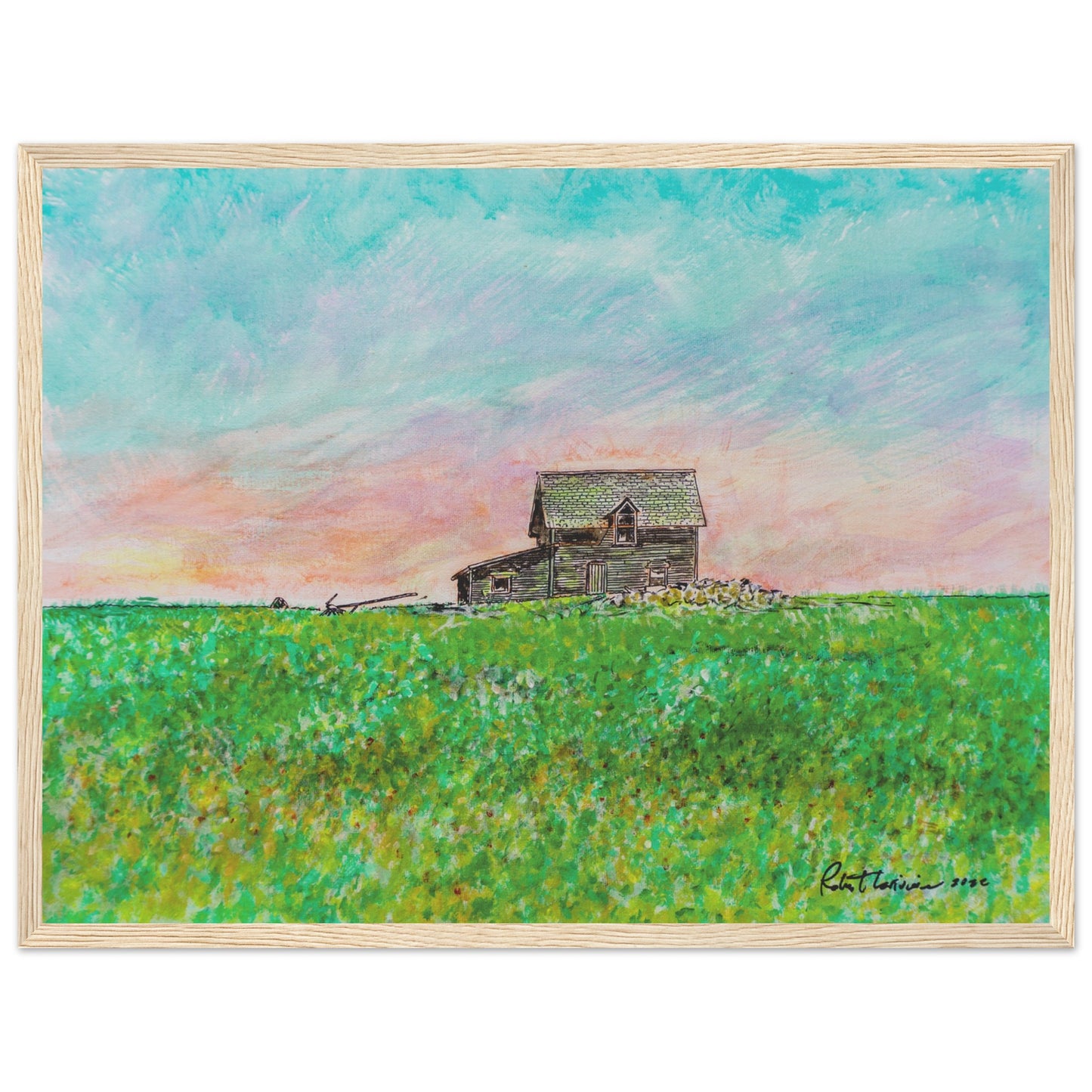 Farm Shed - Premium Poster