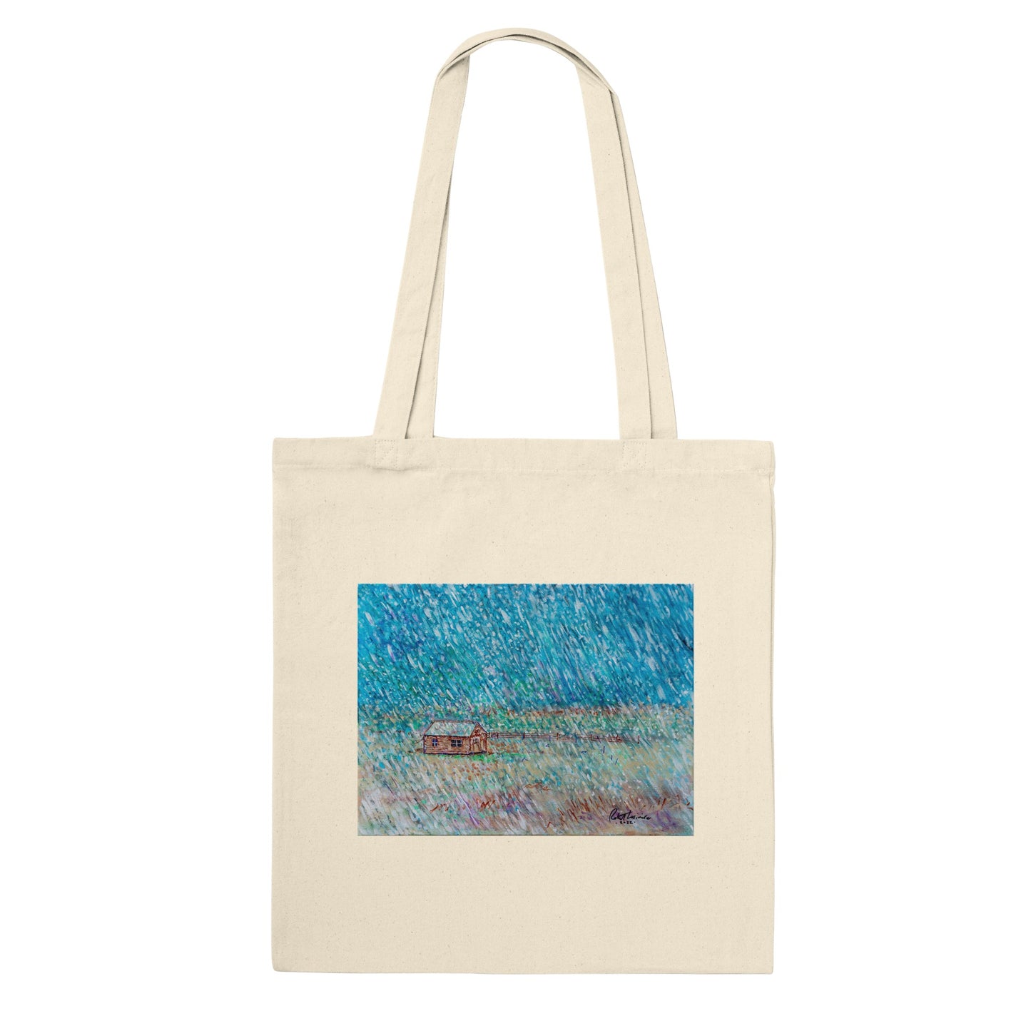 Early Snowfall - Tote Bags