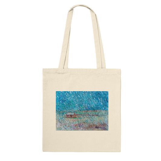 Early Snowfall - Tote Bags