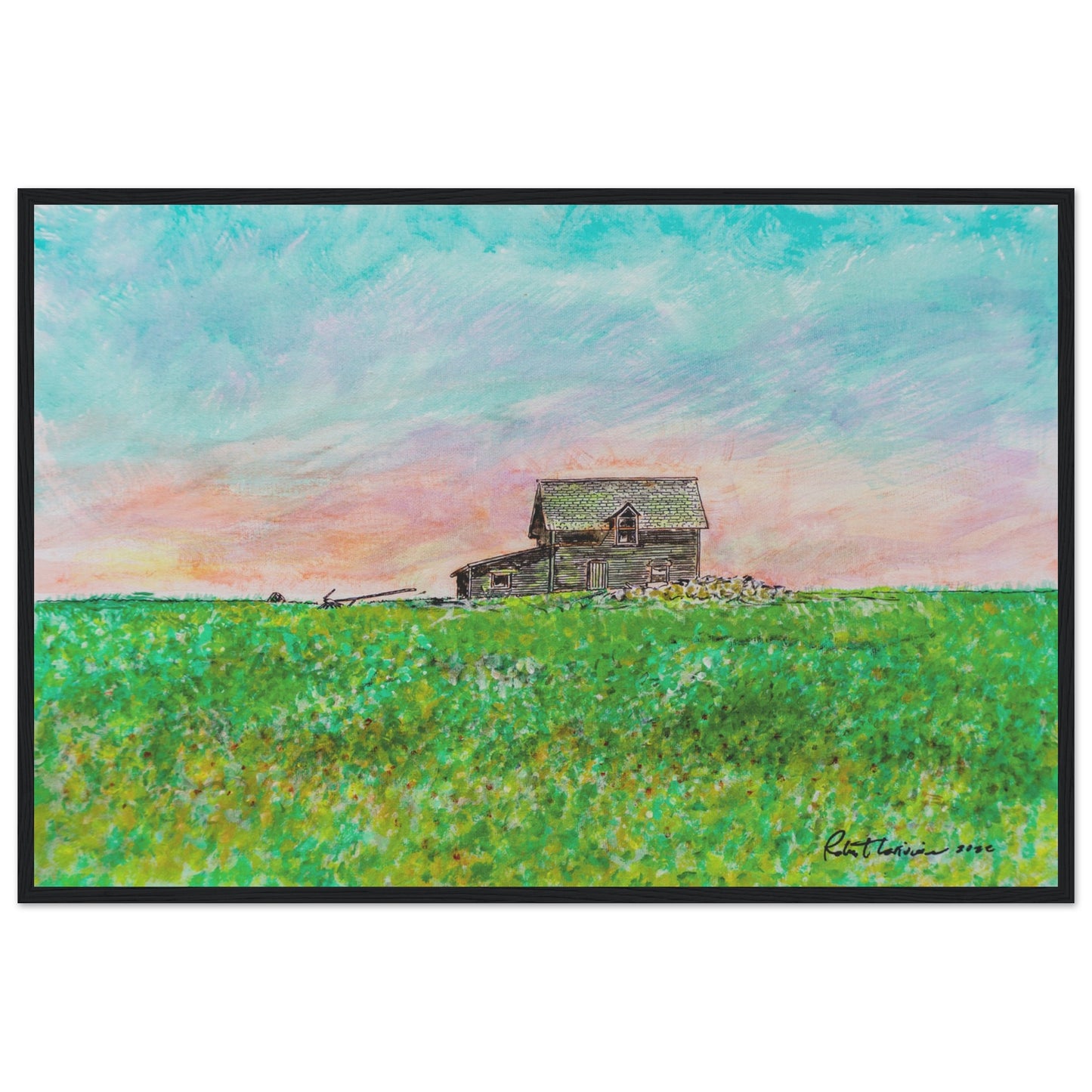 Farm Shed - Premium Poster