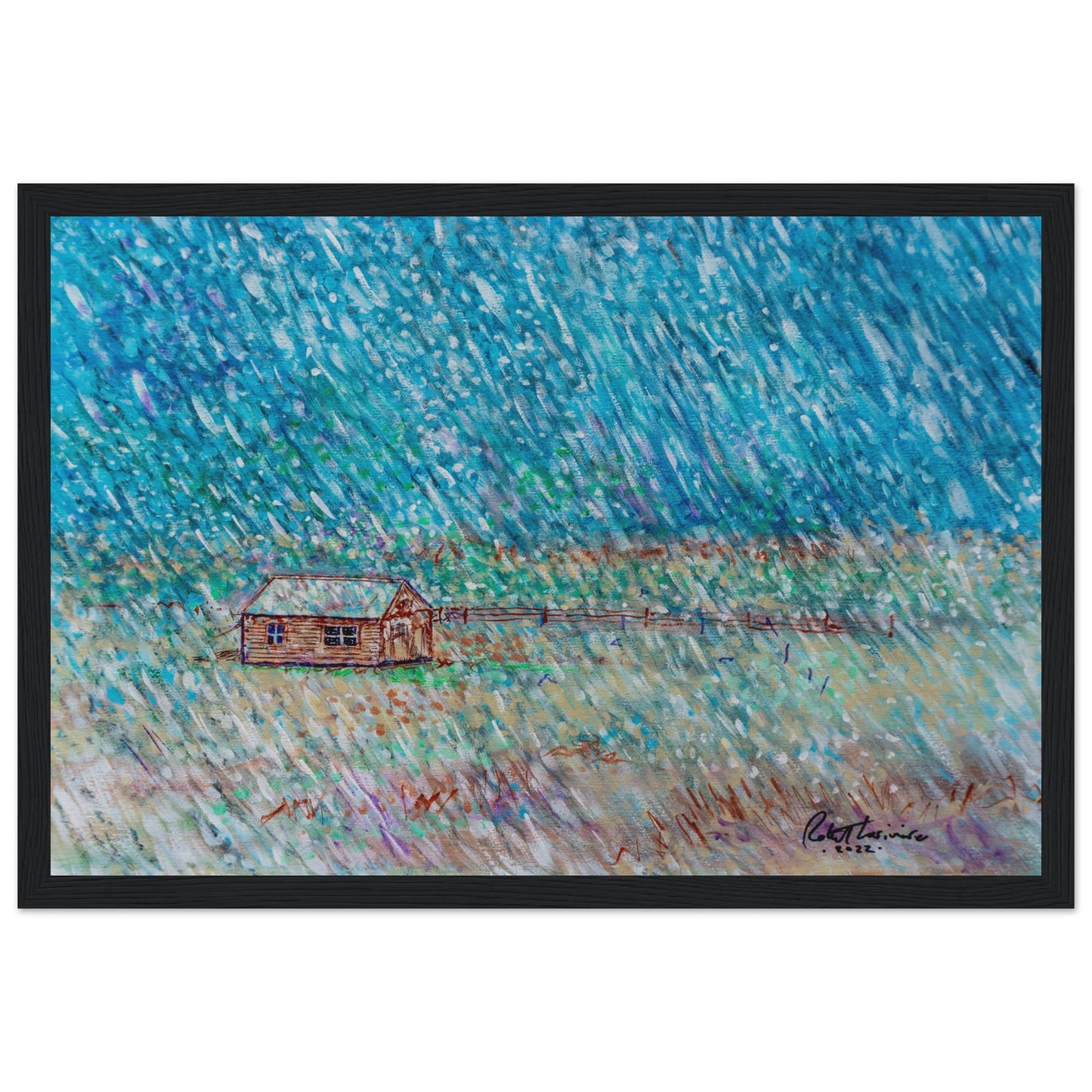 Early Snowfall - Premium Poster