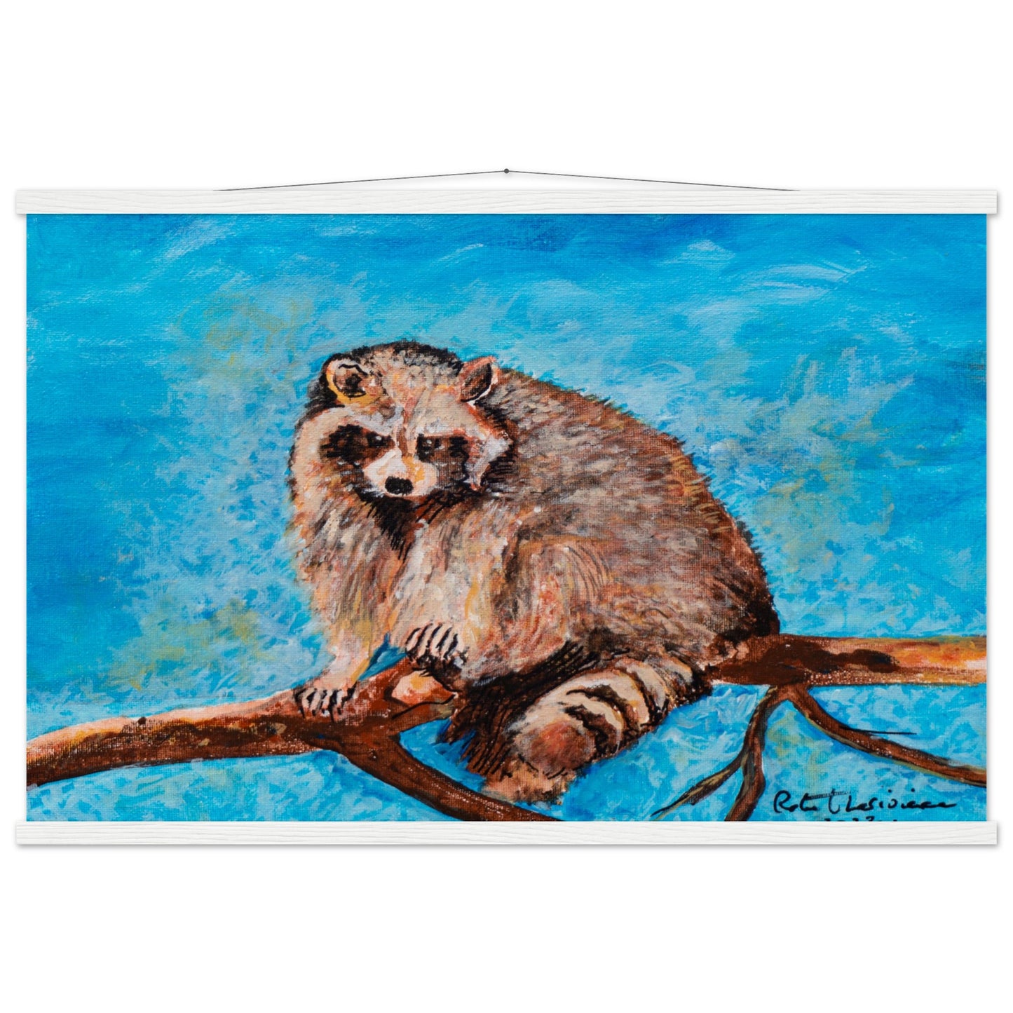 Big Raccoon - Premium Poster