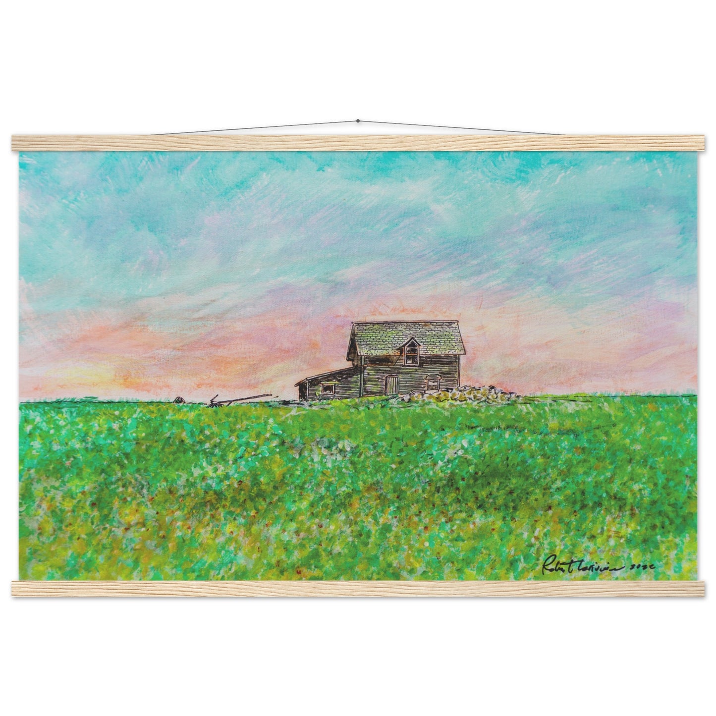 Farm Shed - Premium Poster