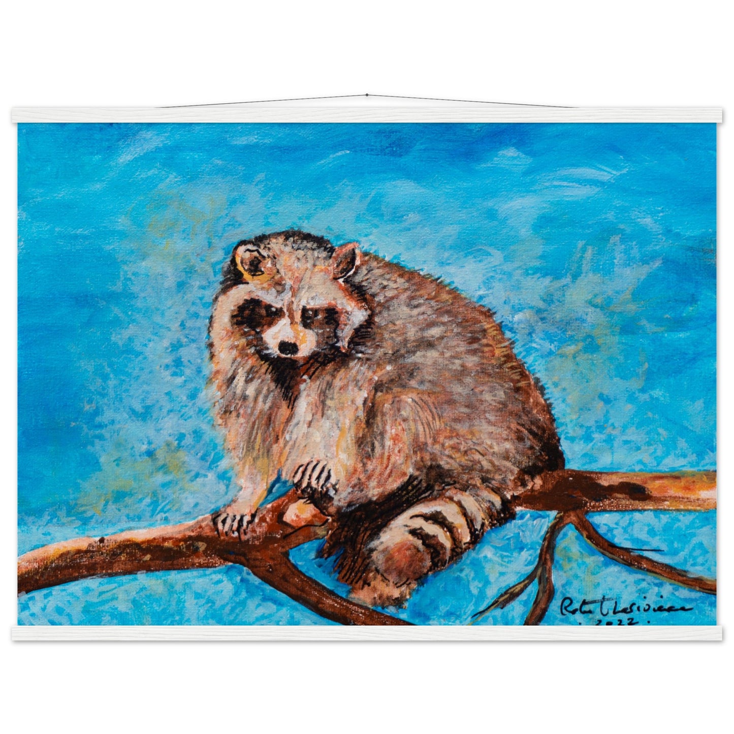 Big Raccoon - Premium Poster