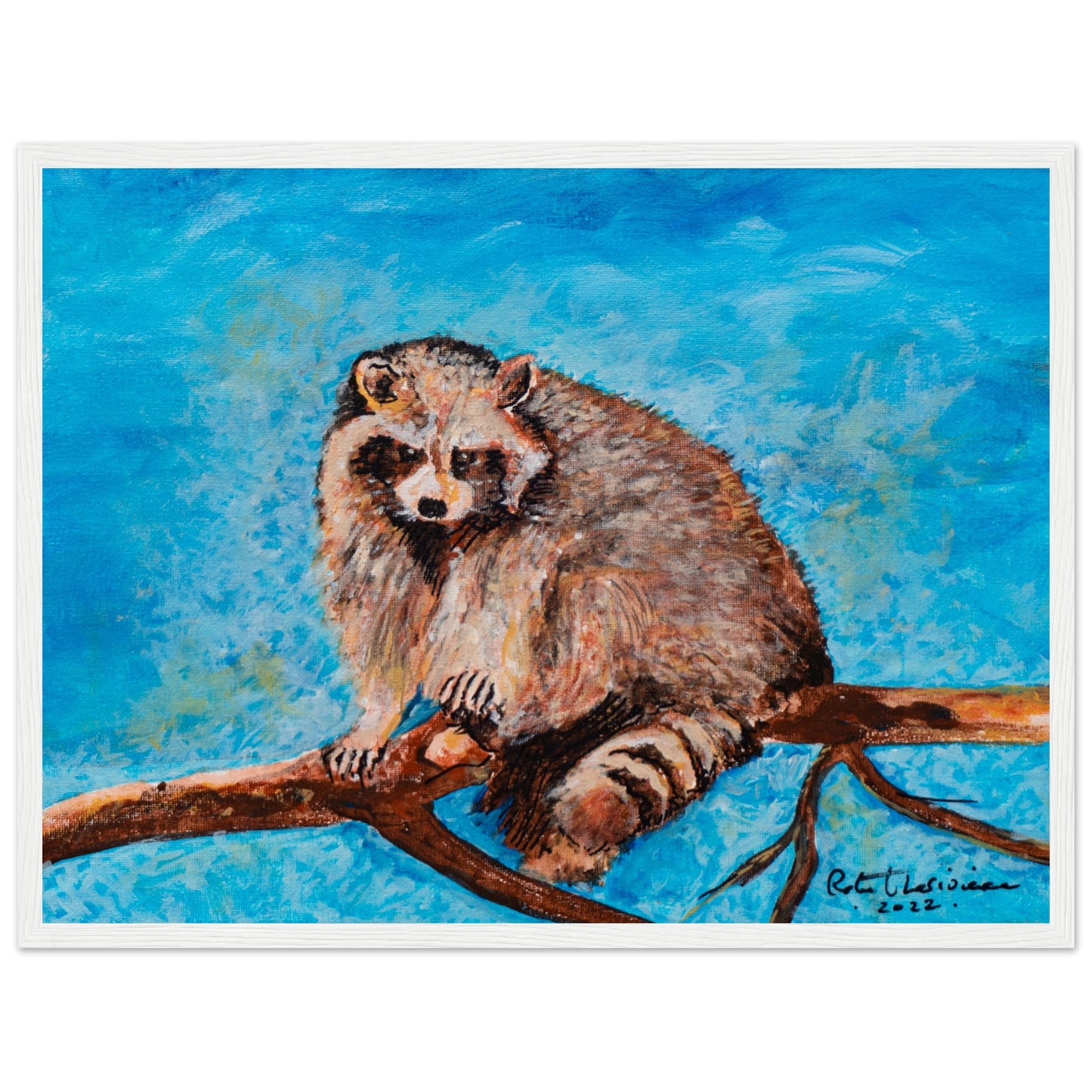 Big Raccoon - Premium Poster