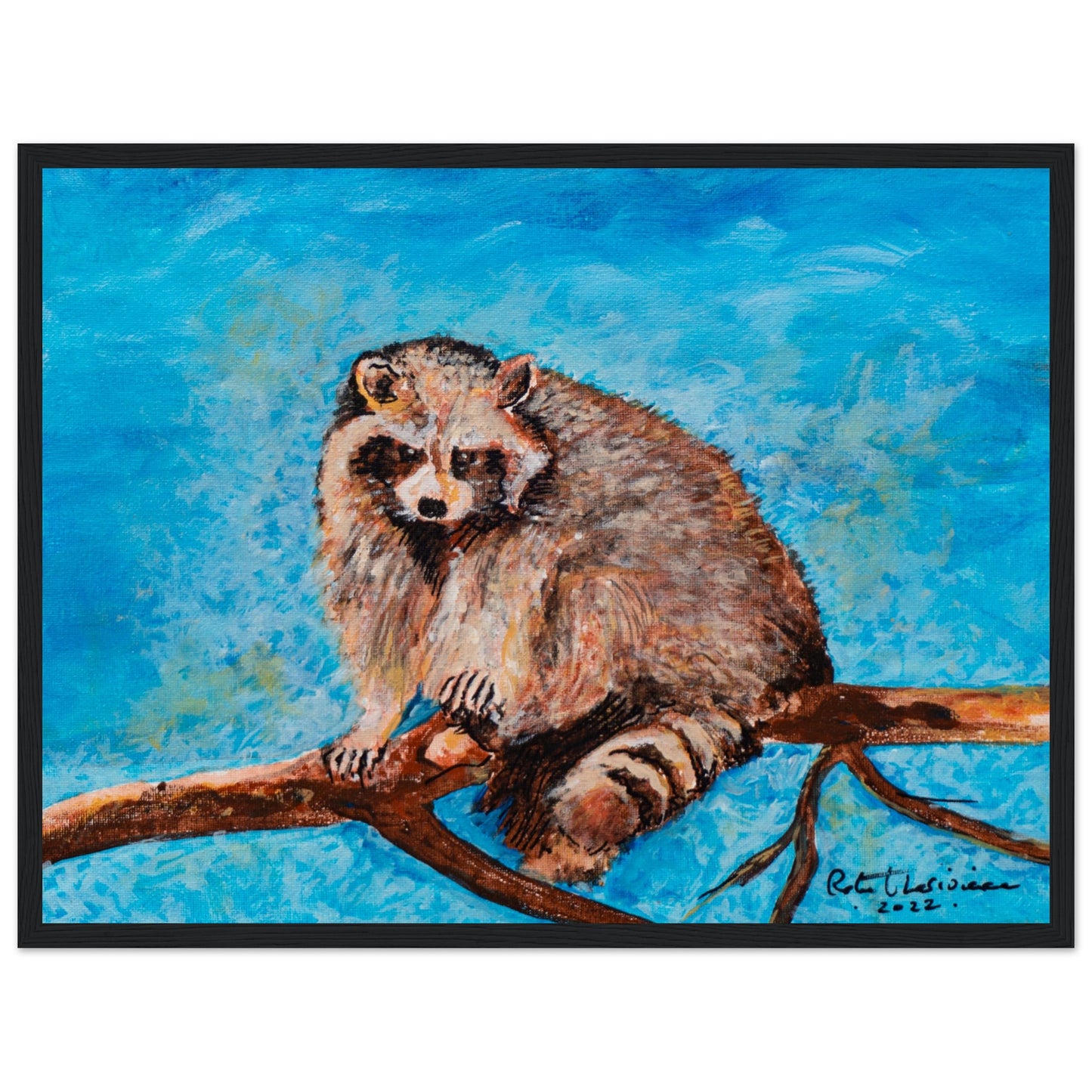 Big Raccoon - Premium Poster