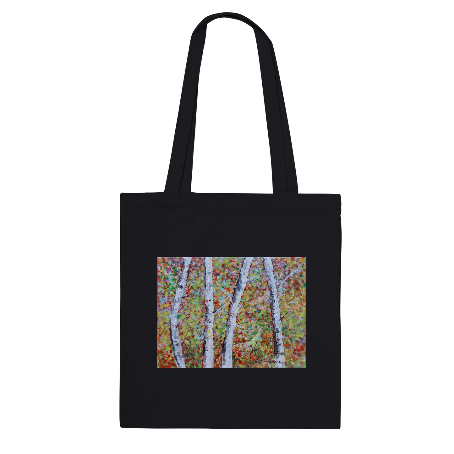 Fall Birch Trees - Tote Bags