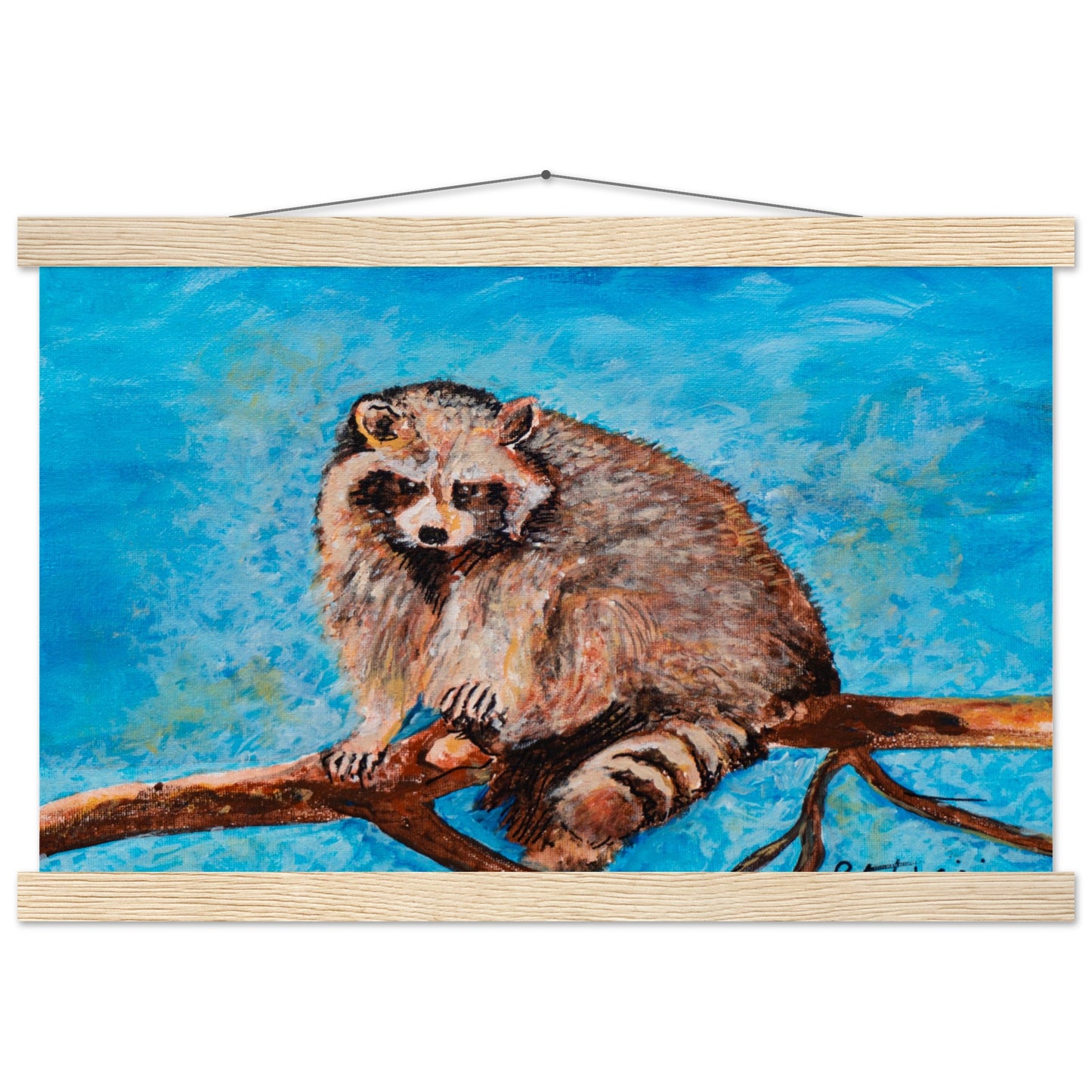 Big Raccoon - Premium Poster