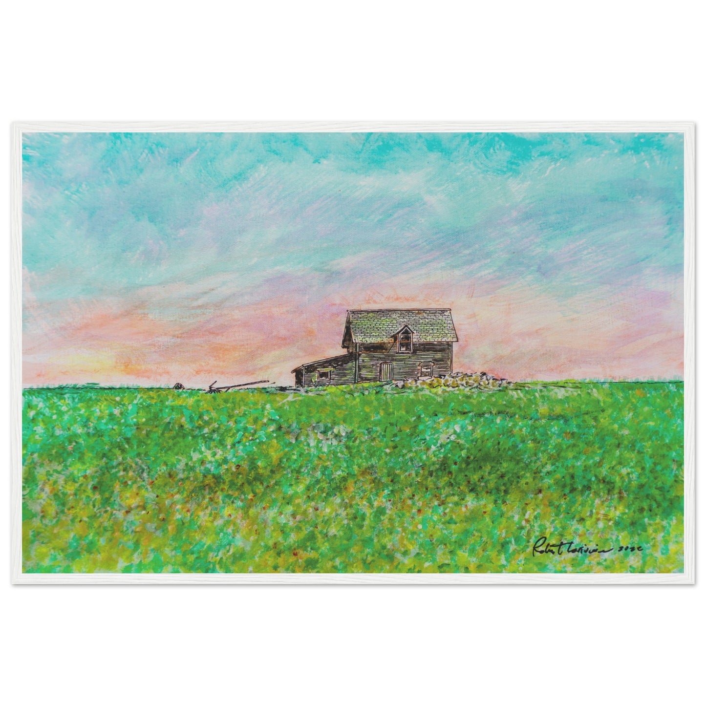 Farm Shed - Premium Poster