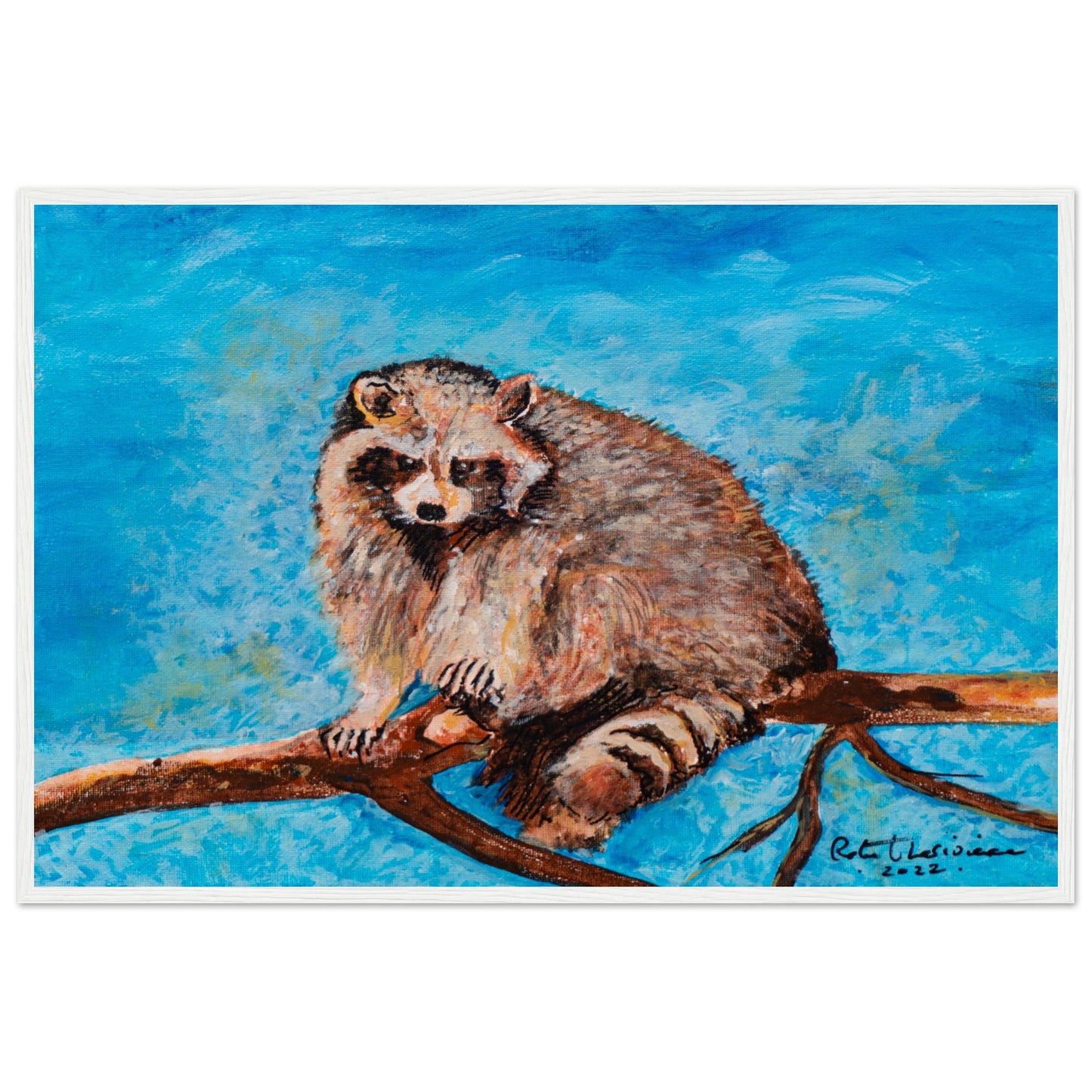 Big Raccoon - Premium Poster