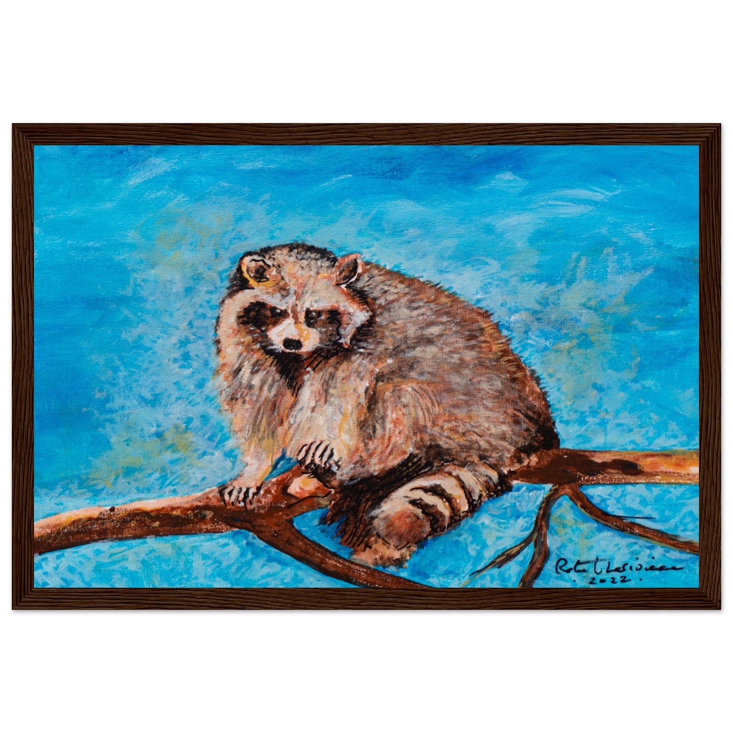 Big Raccoon - Premium Poster
