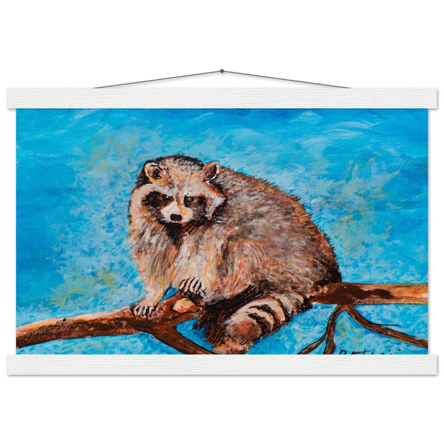 Big Raccoon - Premium Poster