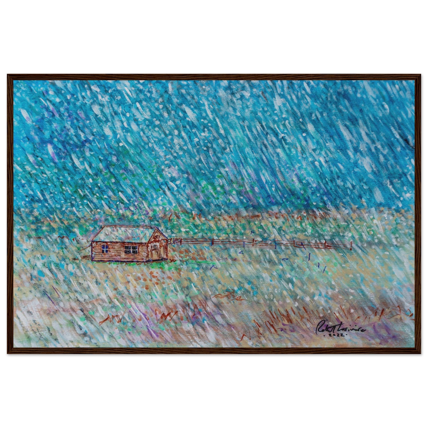 Early Snowfall - Premium Poster