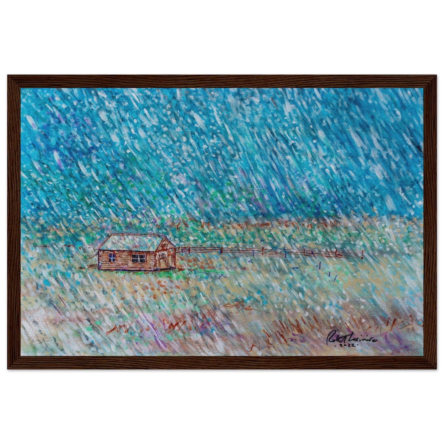 Early Snowfall - Premium Poster