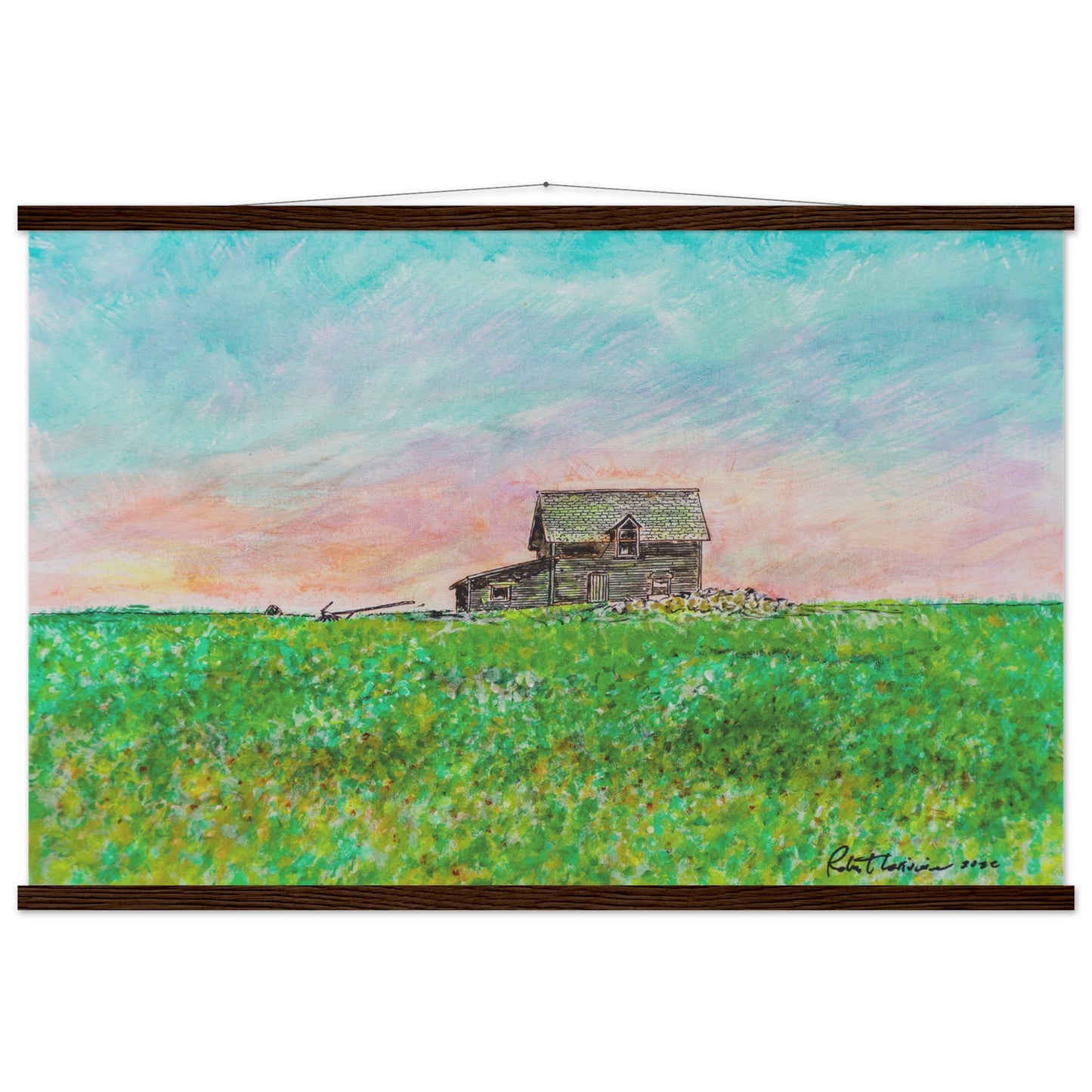 Farm Shed - Premium Poster
