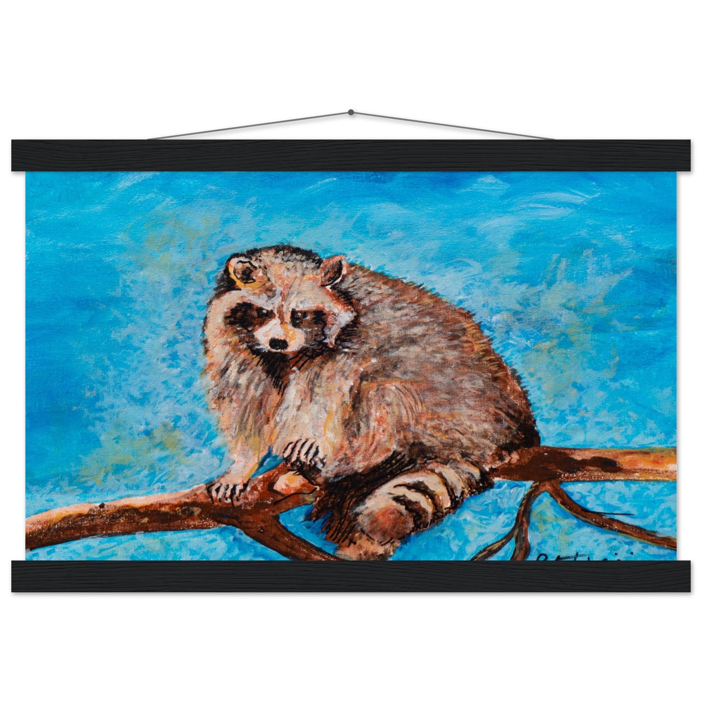 Big Raccoon - Premium Poster