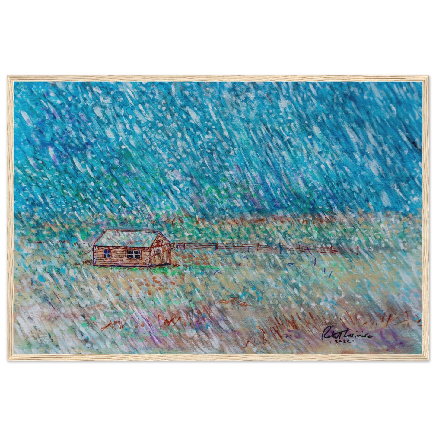 Early Snowfall - Premium Poster