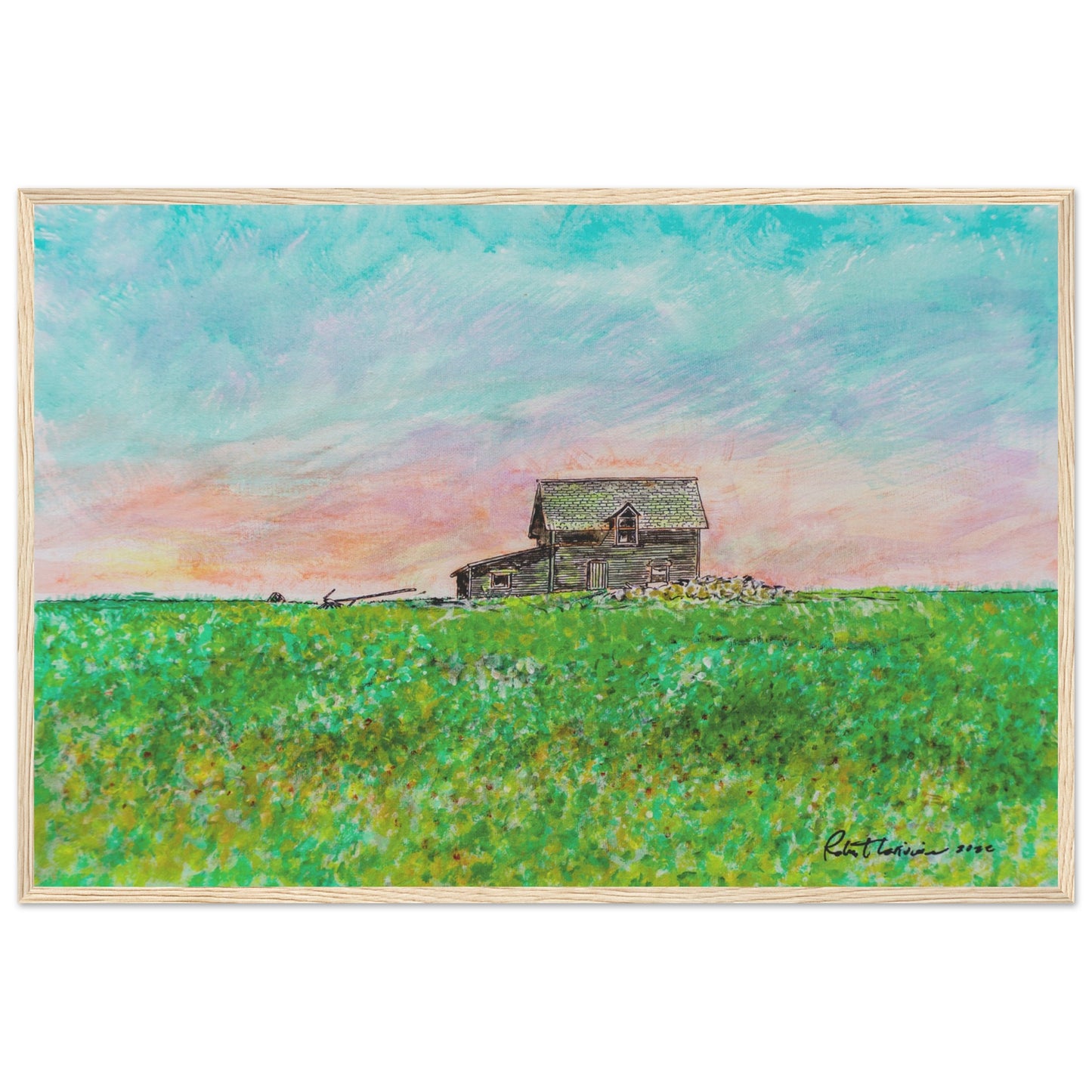 Farm Shed - Premium Poster