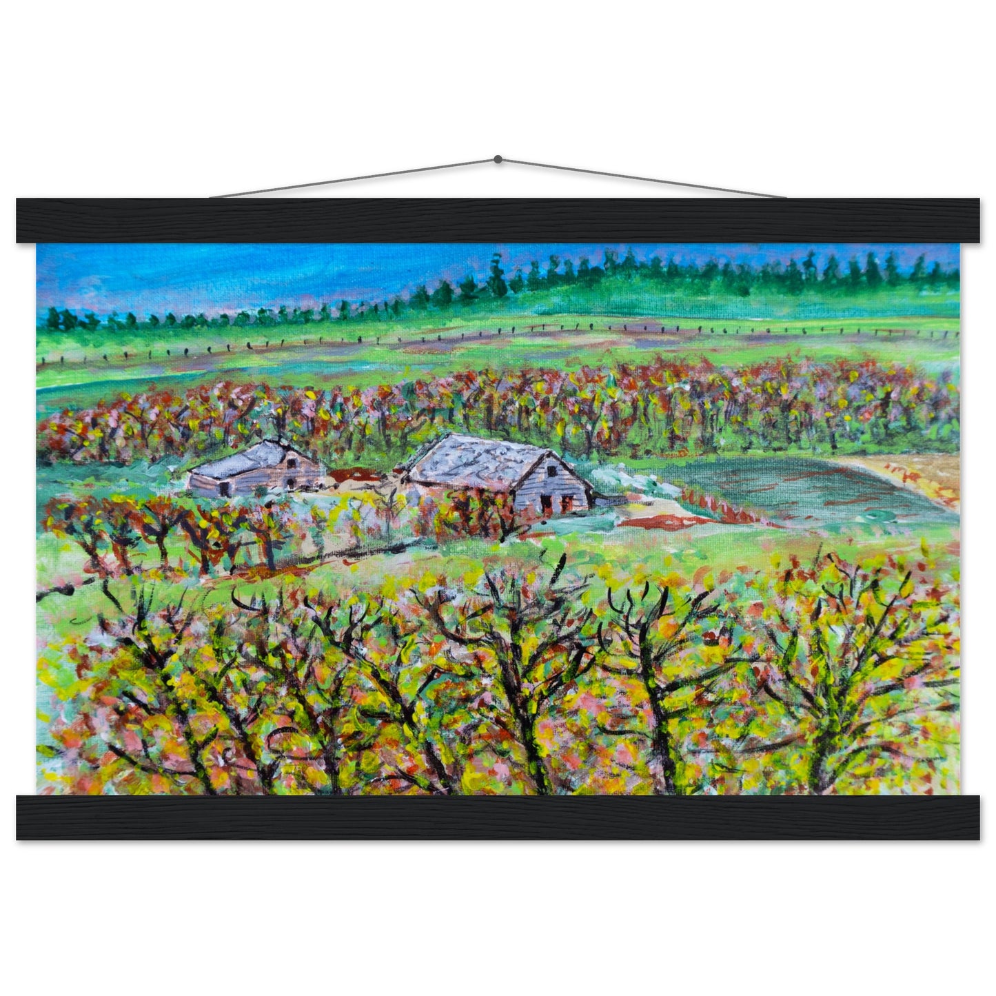 Fall Homestead - Premium Poster