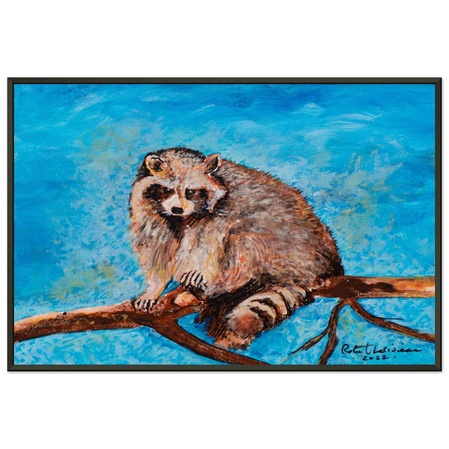 Big Raccoon - Premium Poster