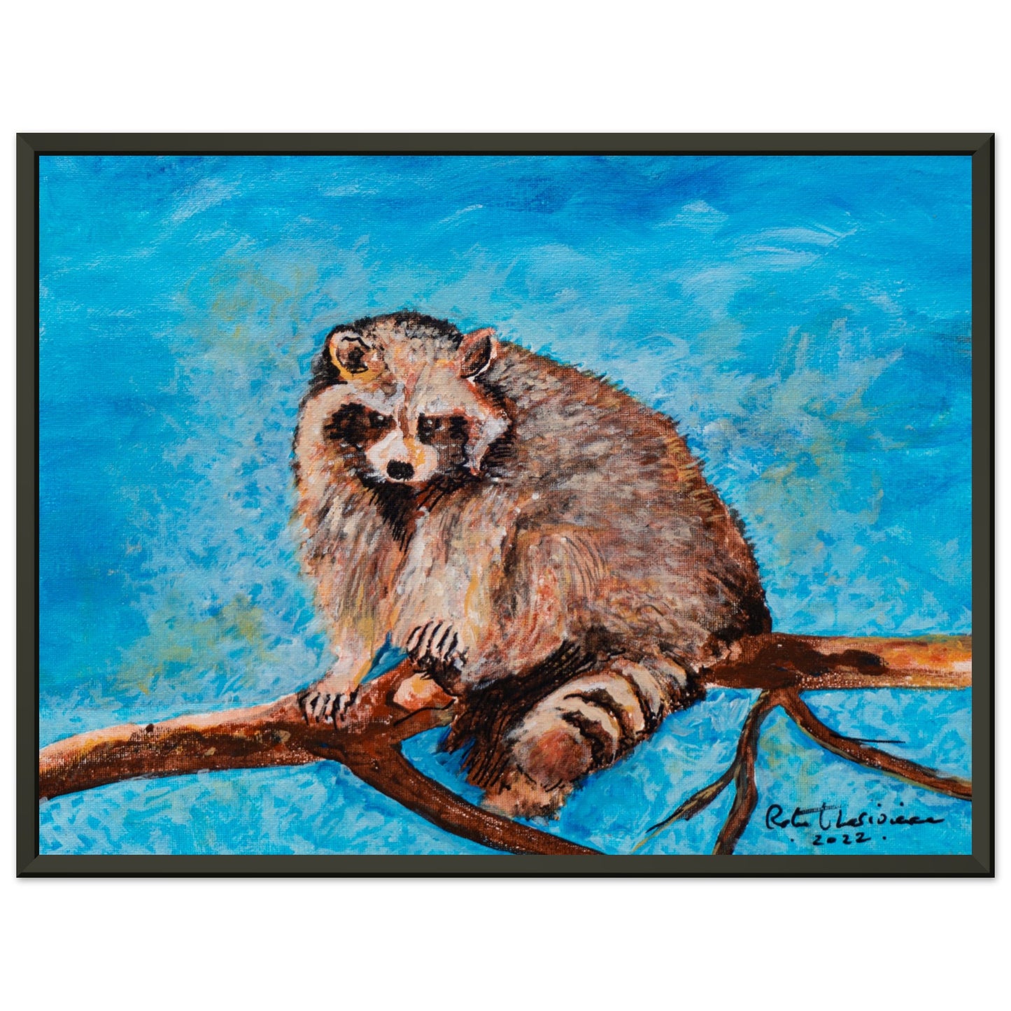 Big Raccoon - Premium Poster