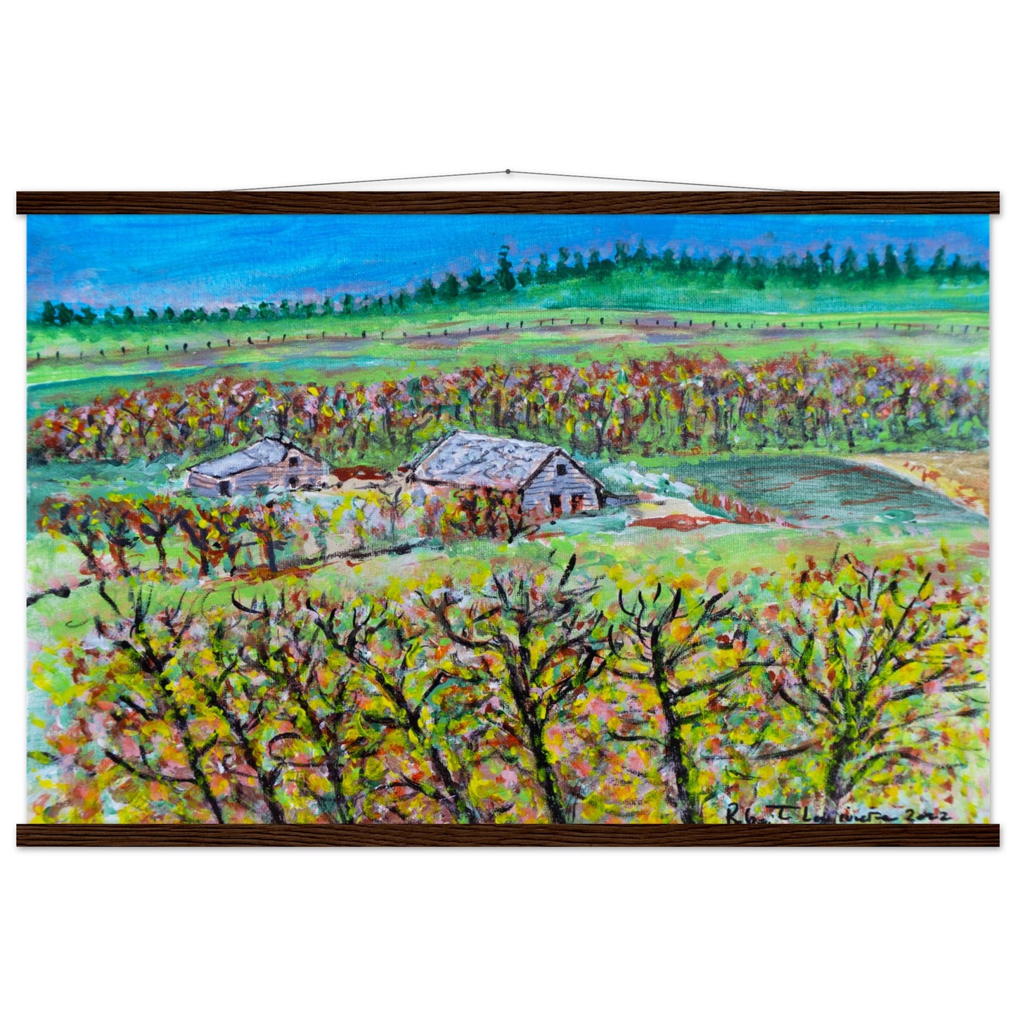 Fall Homestead - Premium Poster