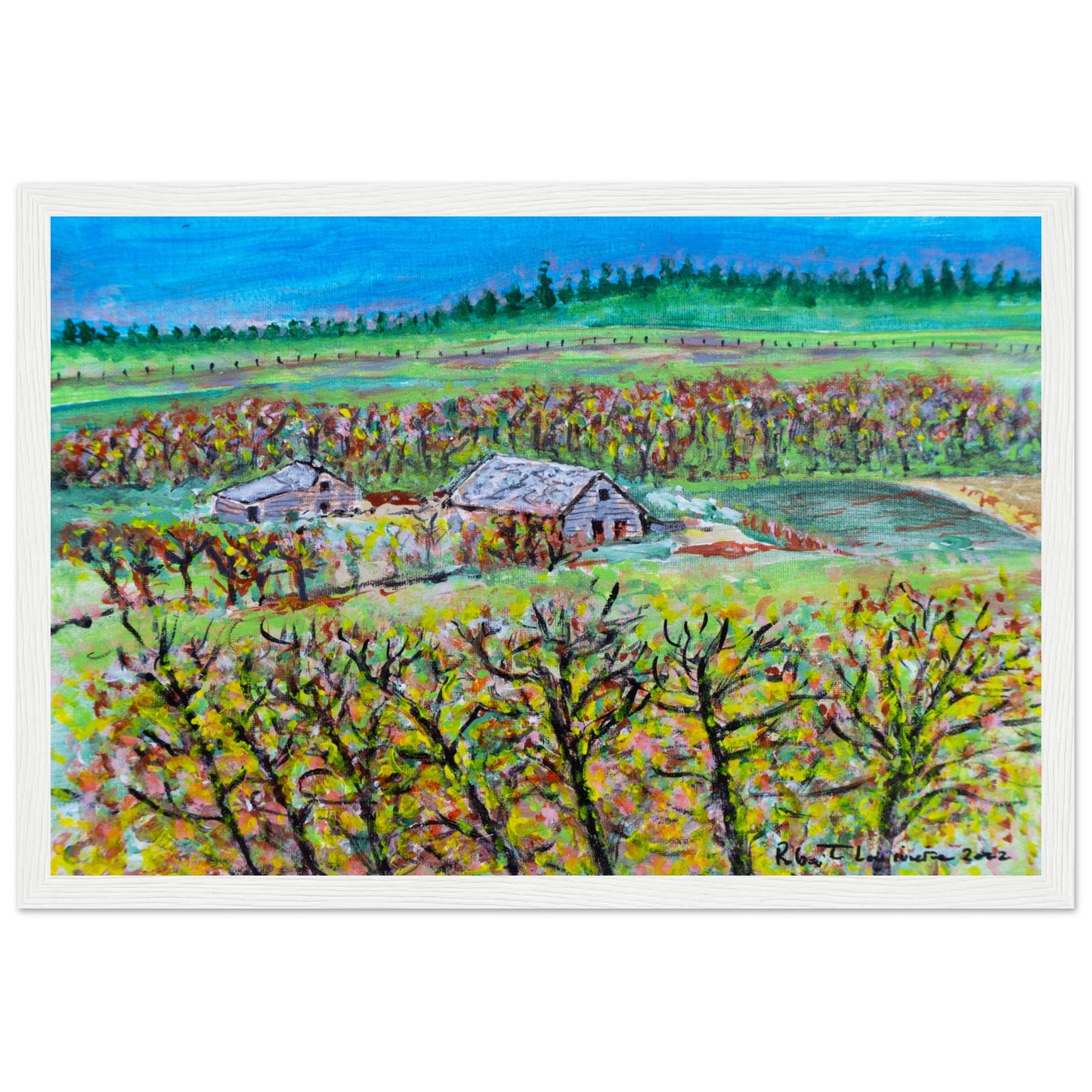 Fall Homestead - Premium Poster