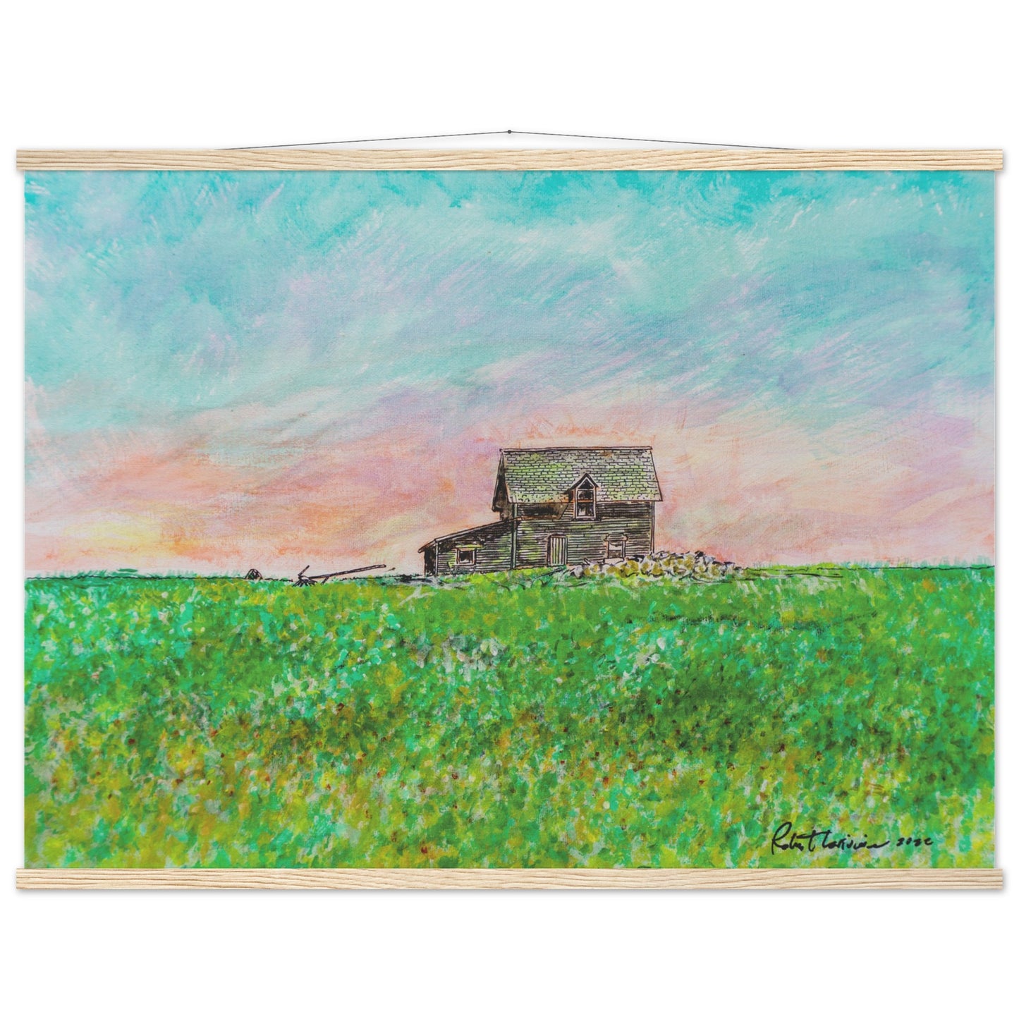Farm Shed - Premium Poster