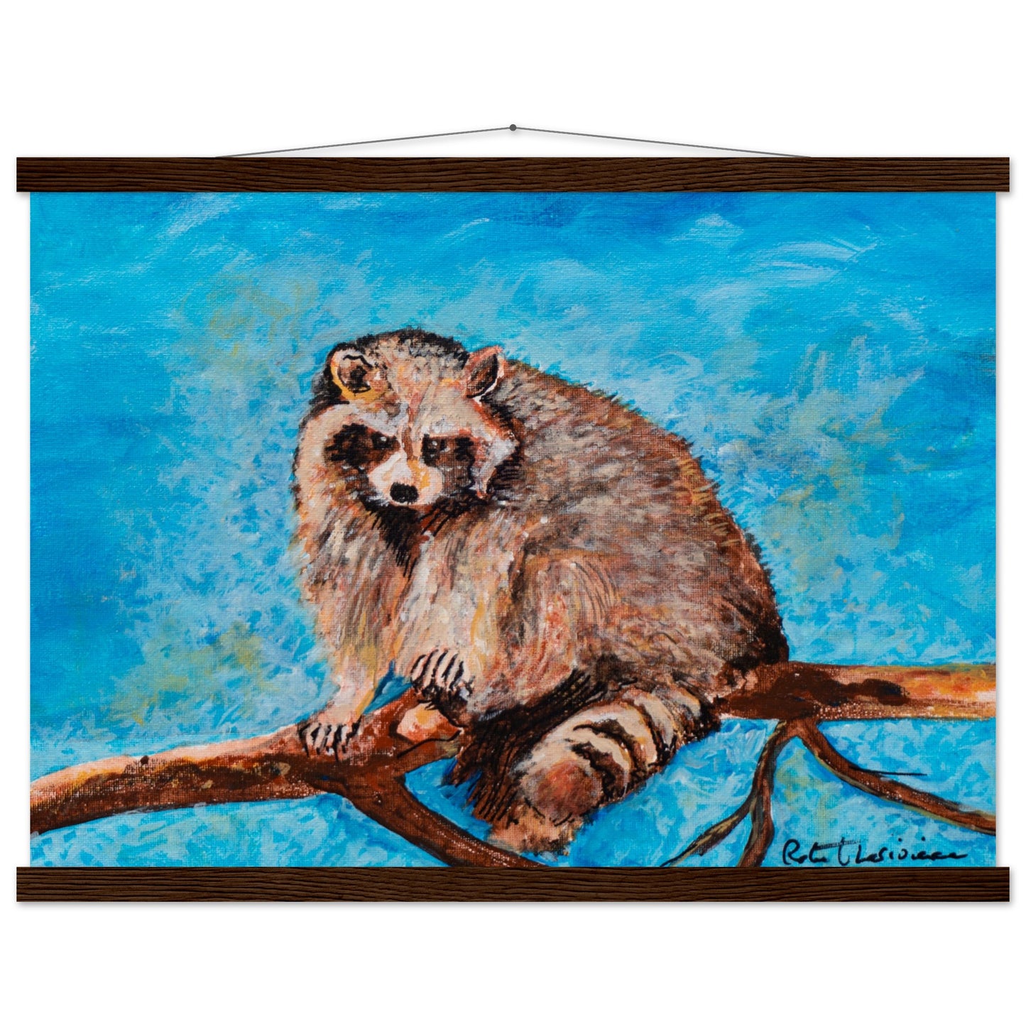 Big Raccoon - Premium Poster