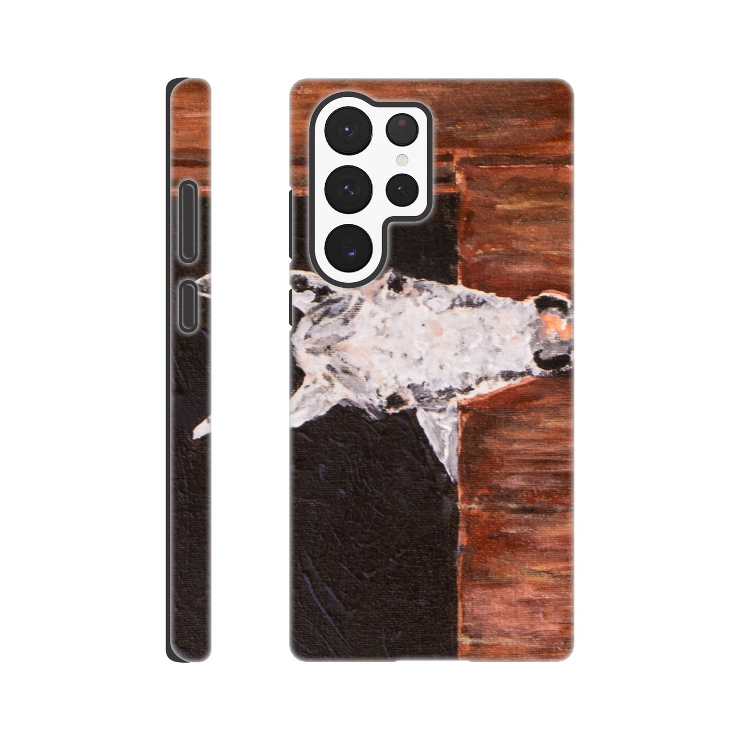 White Horse In Stall - Phone case