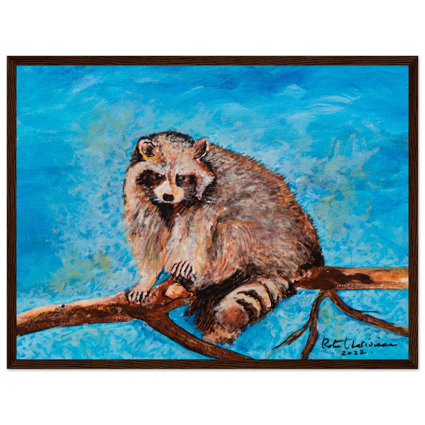 Big Raccoon - Premium Poster