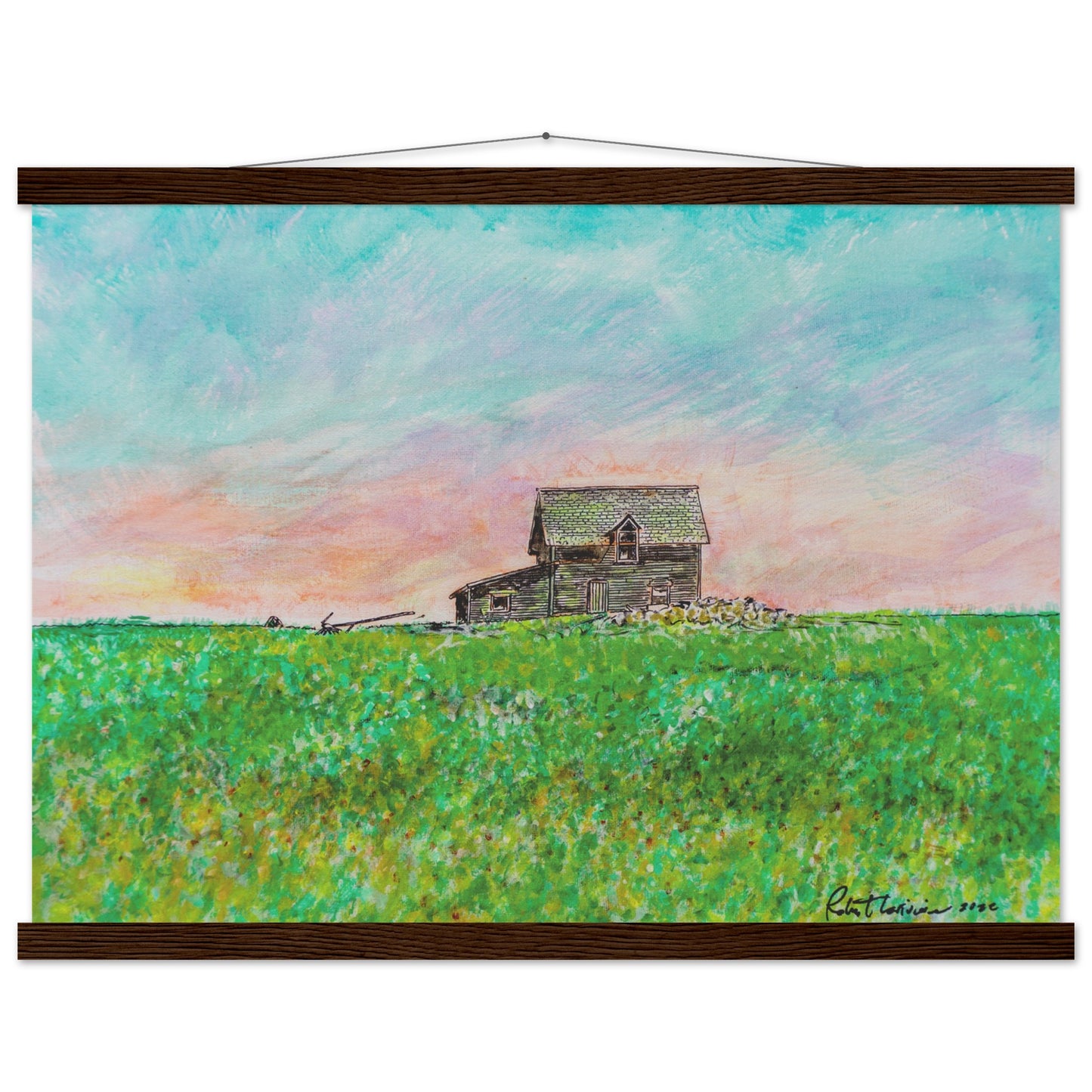 Farm Shed - Premium Poster
