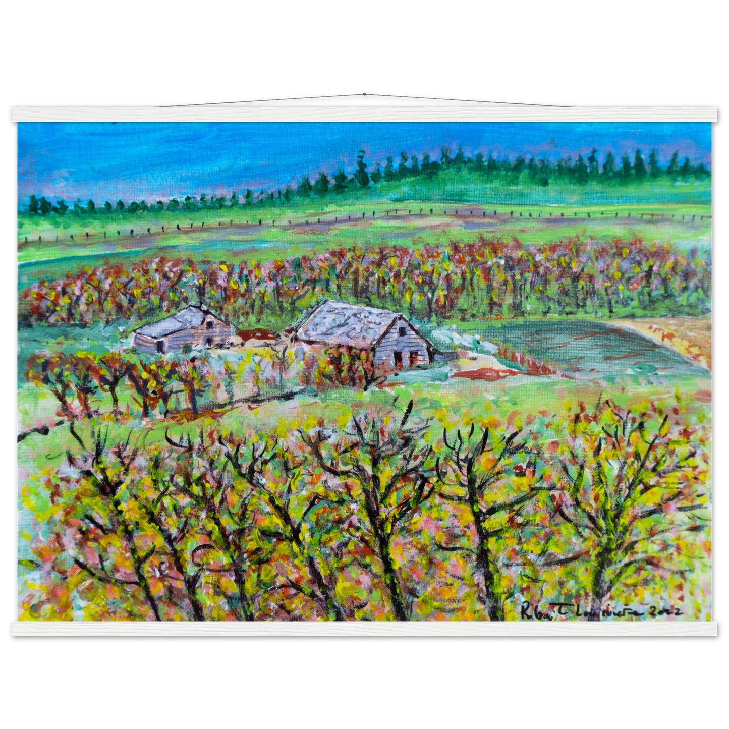 Fall Homestead - Premium Poster
