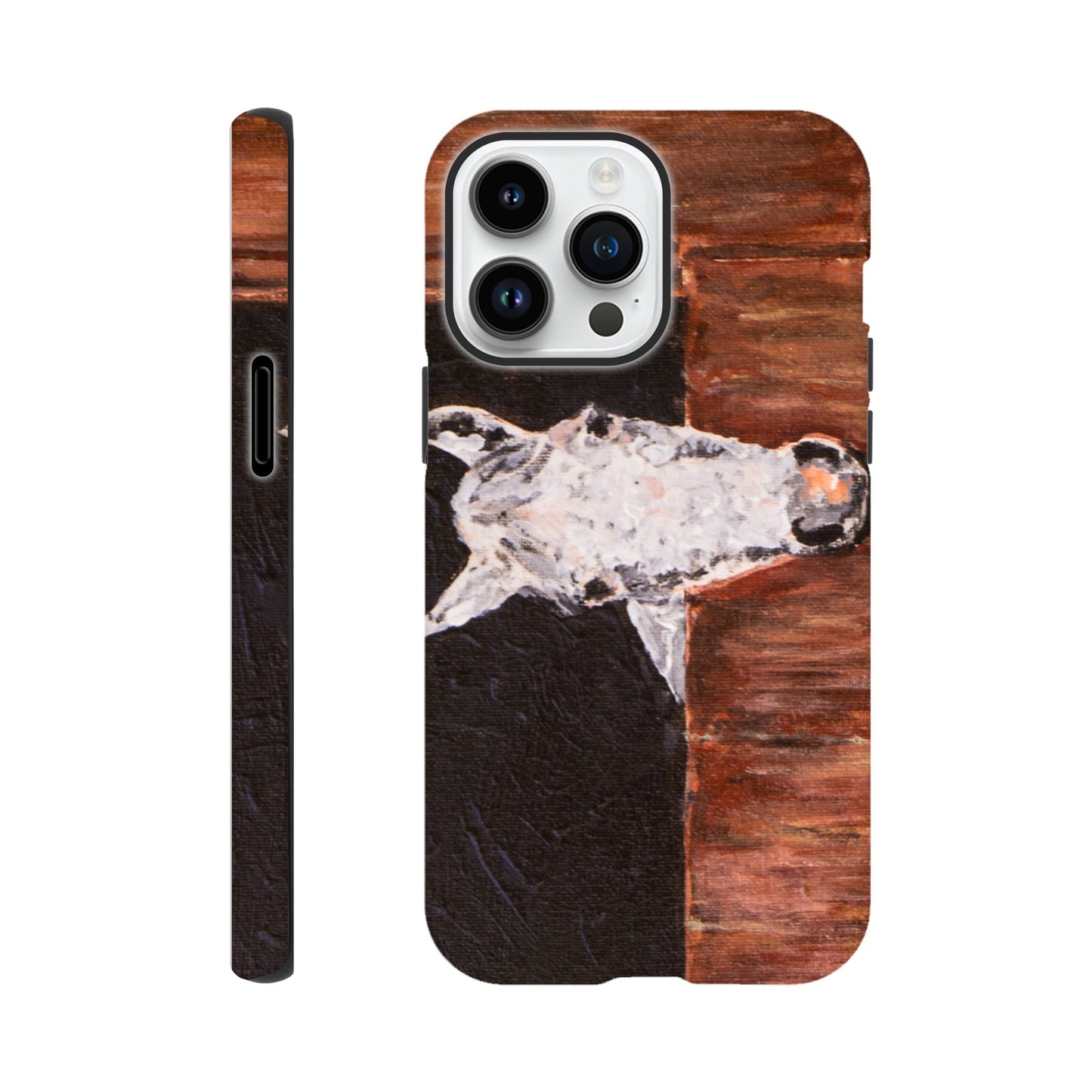 White Horse In Stall - Phone case