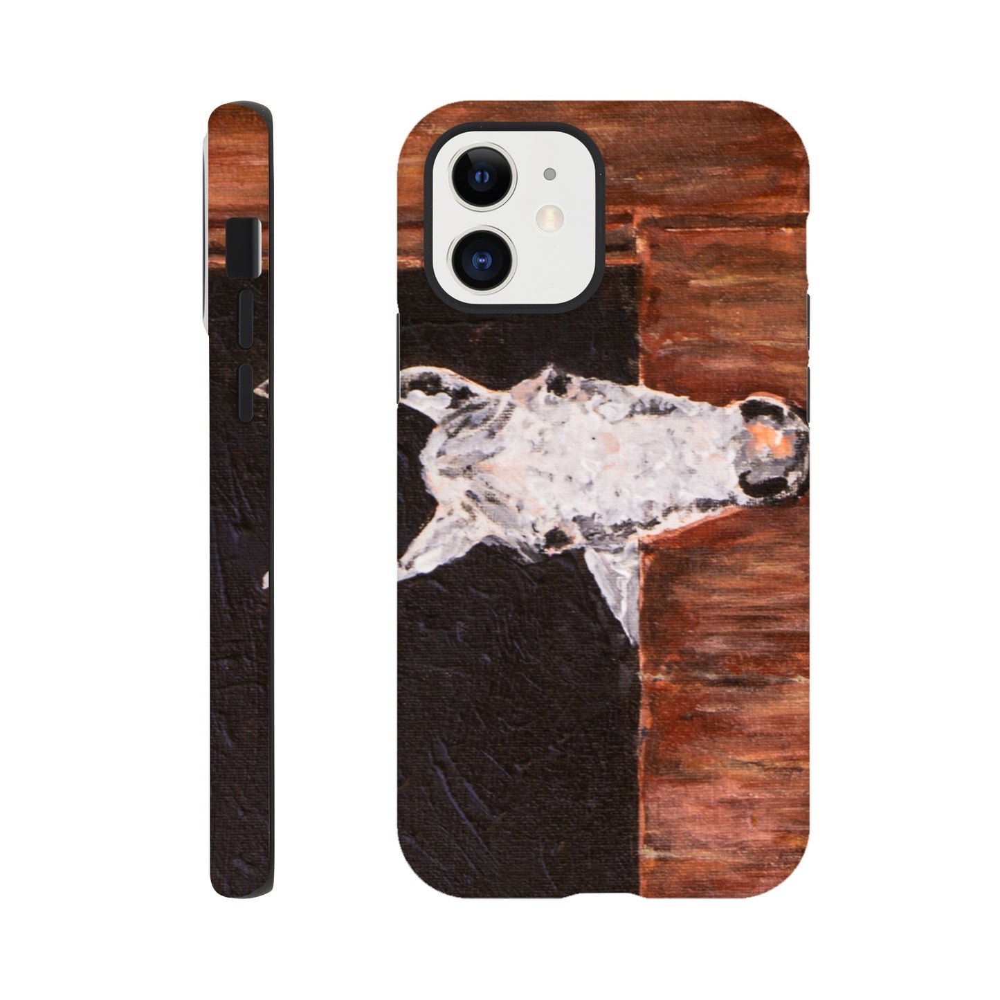 White Horse In Stall - Phone case
