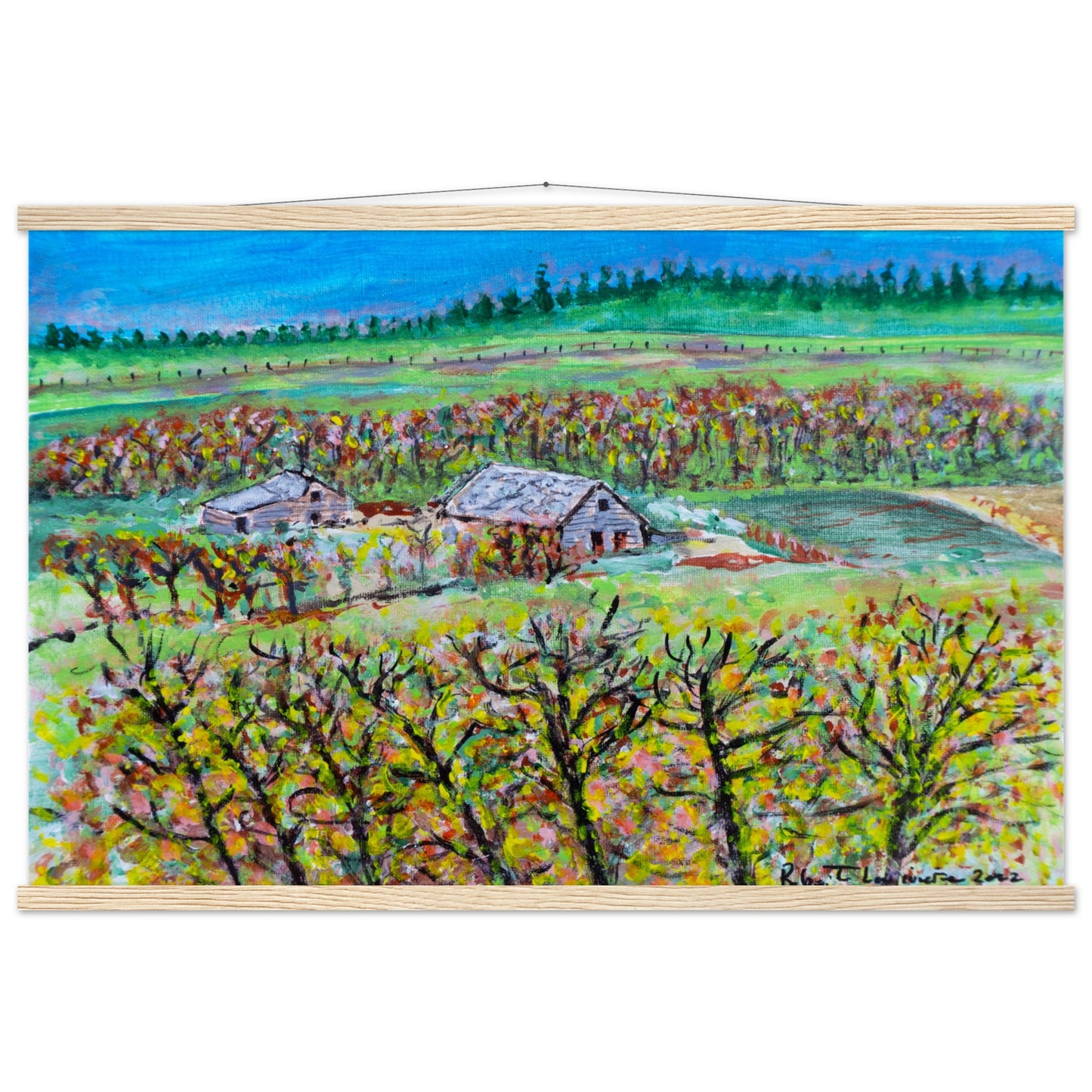 Fall Homestead - Premium Poster