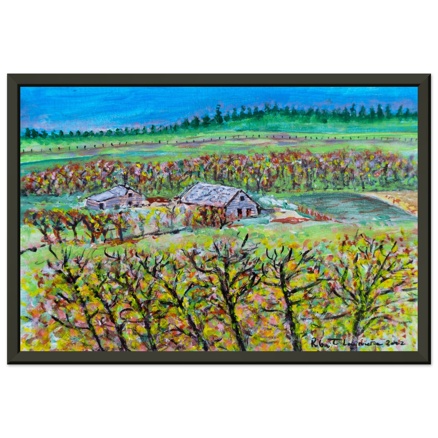 Fall Homestead - Premium Poster