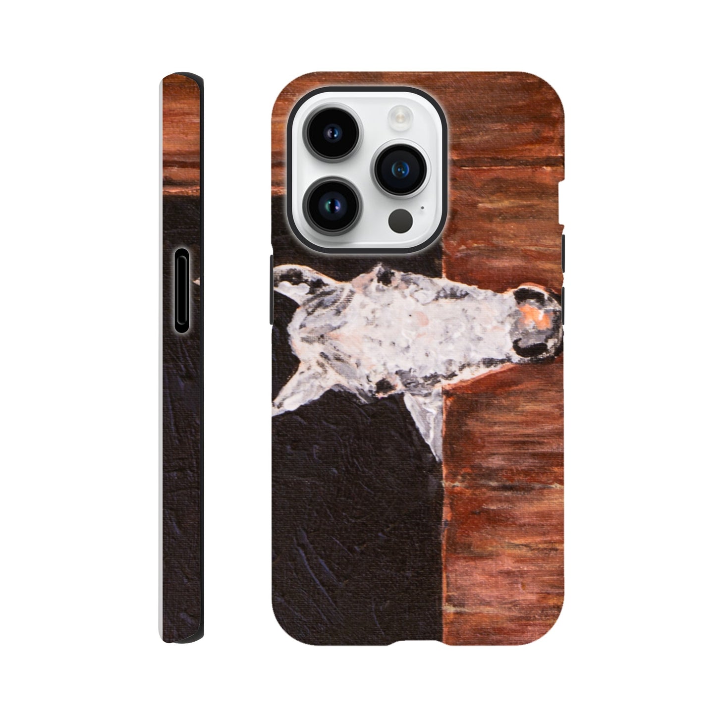 White Horse In Stall - Phone case