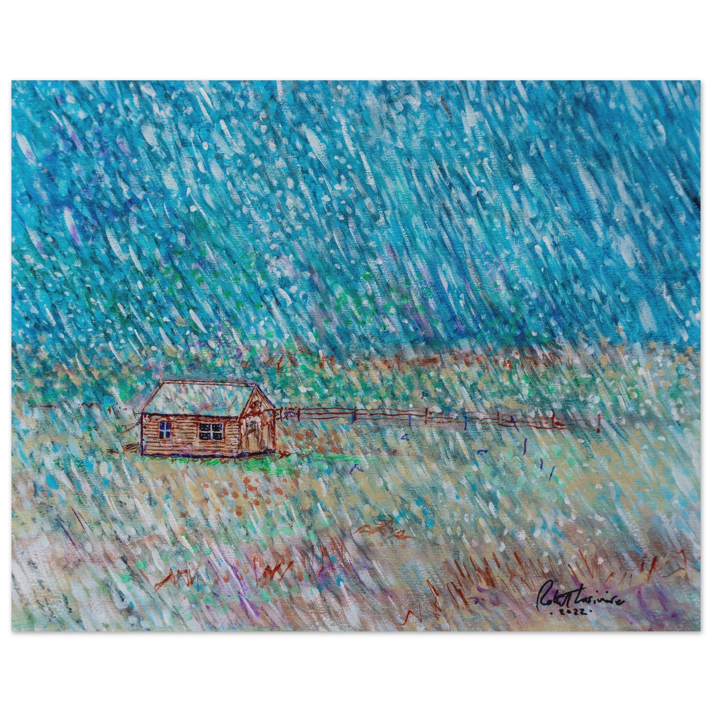 Early Snowfall - Premium Poster