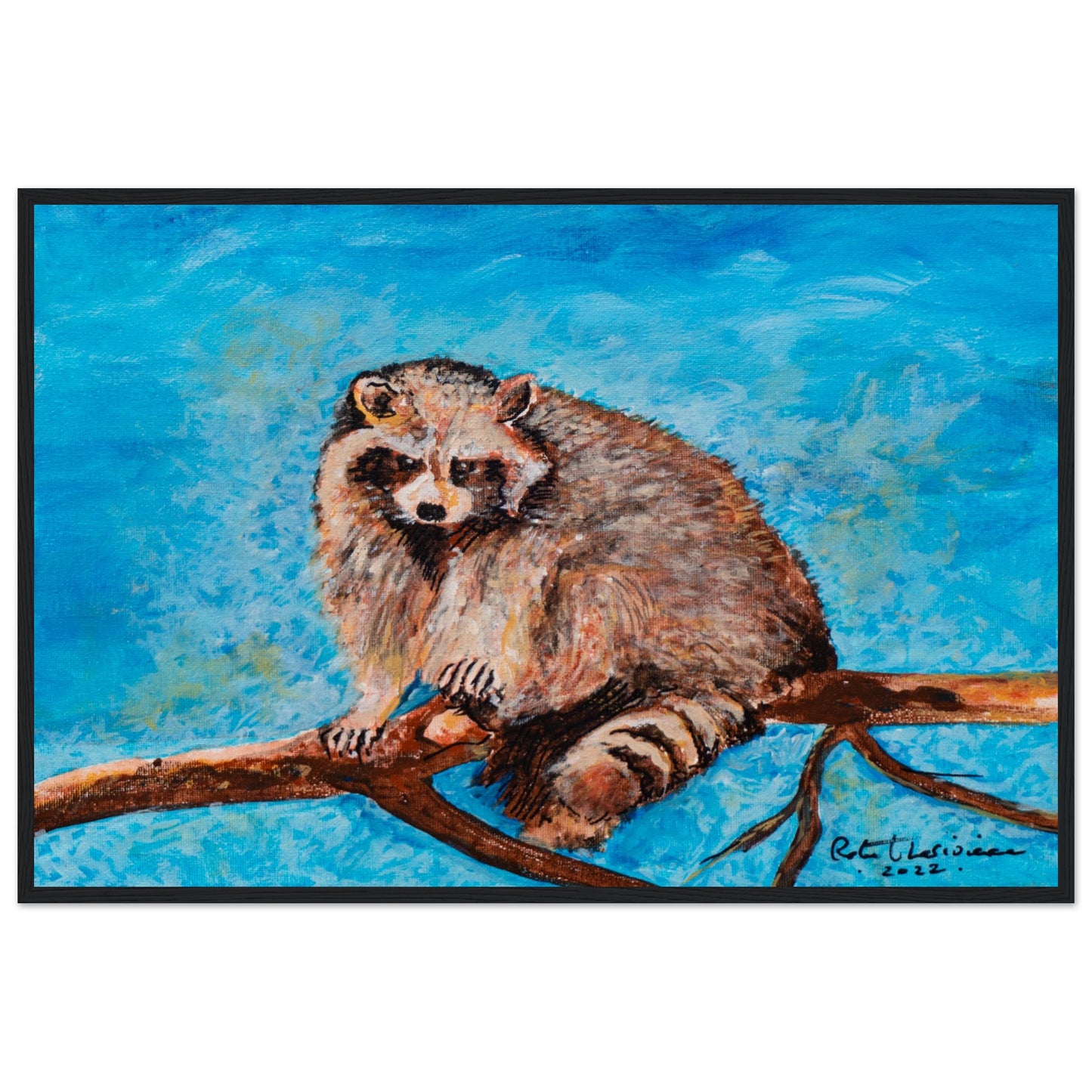 Big Raccoon - Premium Poster