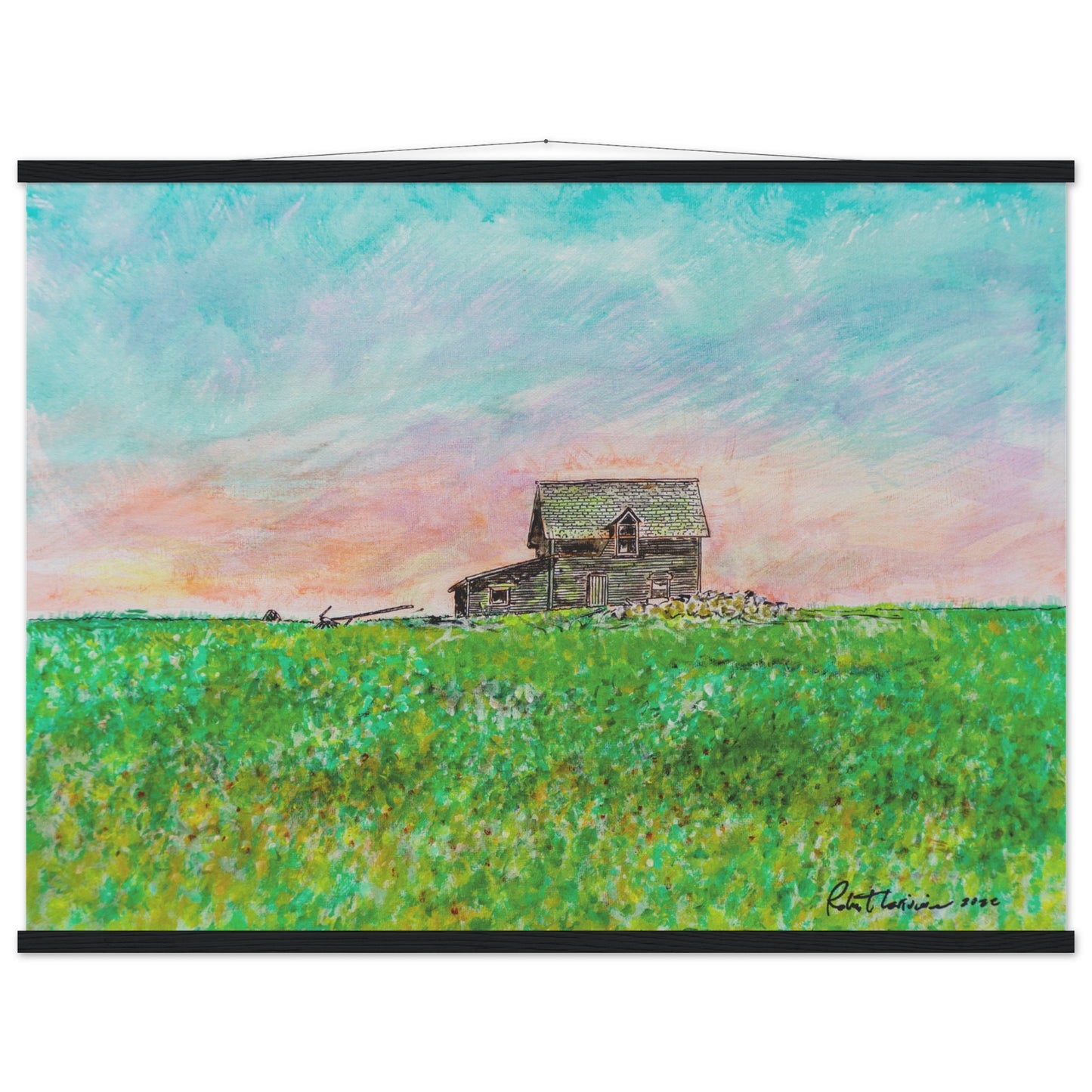 Farm Shed - Premium Poster