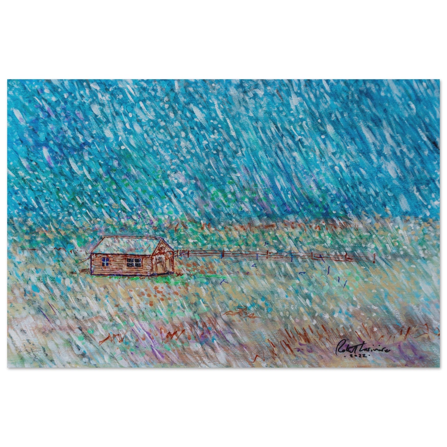Early Snowfall - Premium Poster